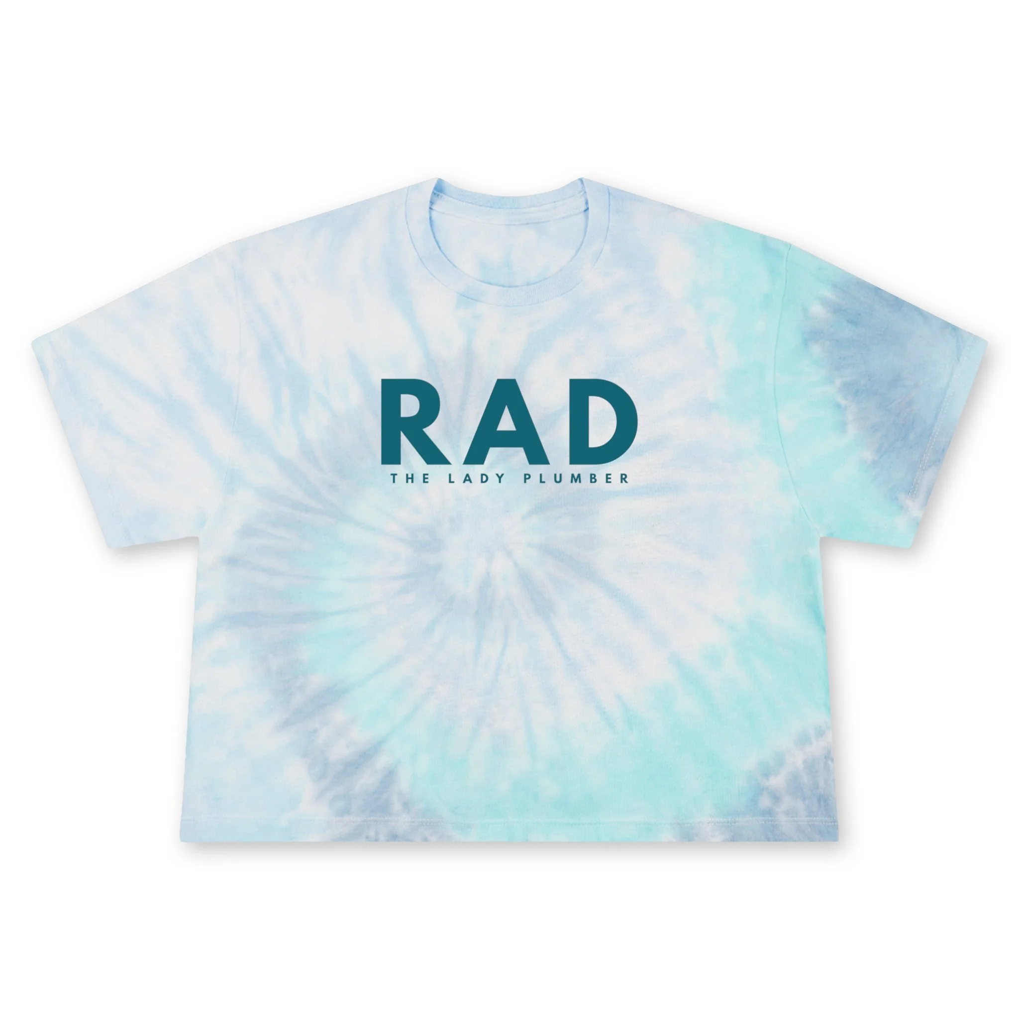 RAD WOMEN'S TIE-DYE CROP TEE