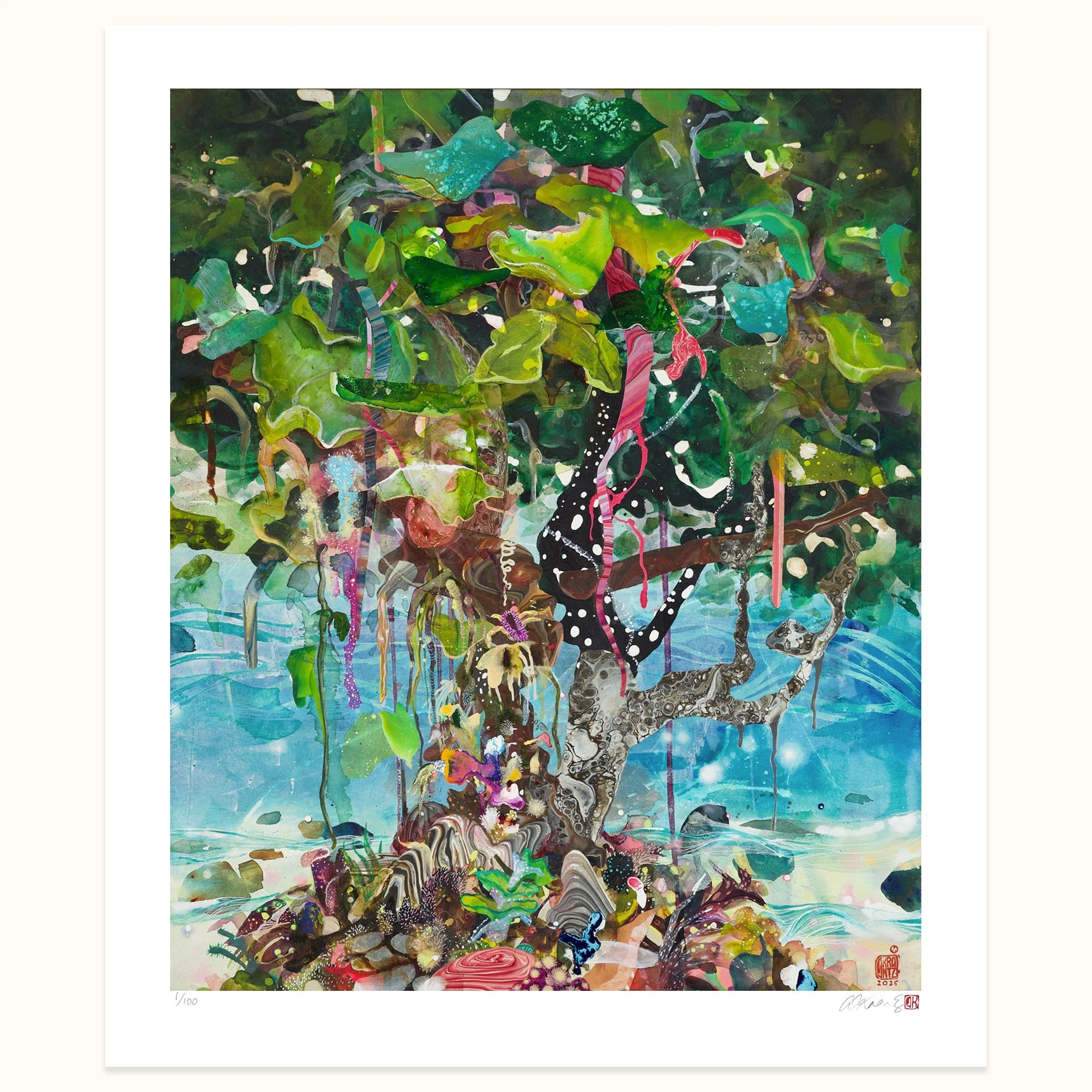 Tropical Almond Tree, Punalu'u