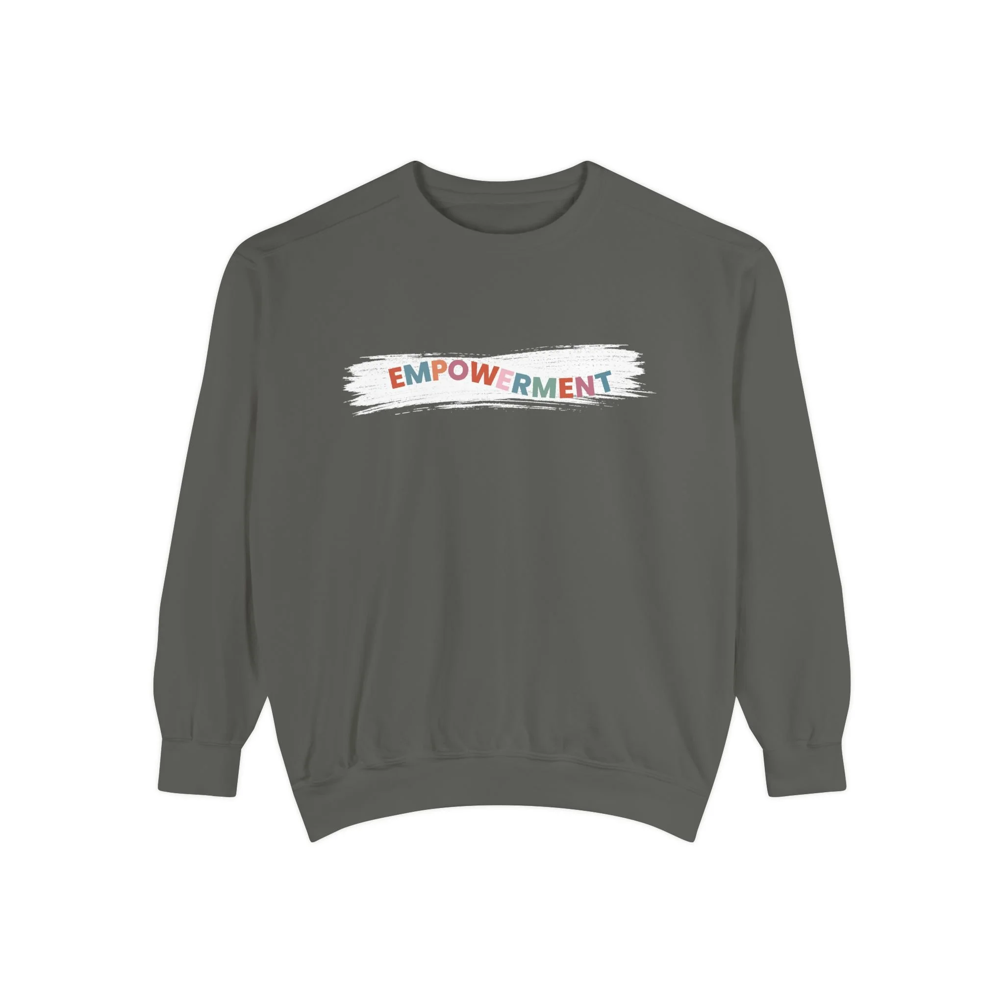 Empowerment Garment-Dyed Sweatshirt — Luxurious Relaxed-Fit Comfort