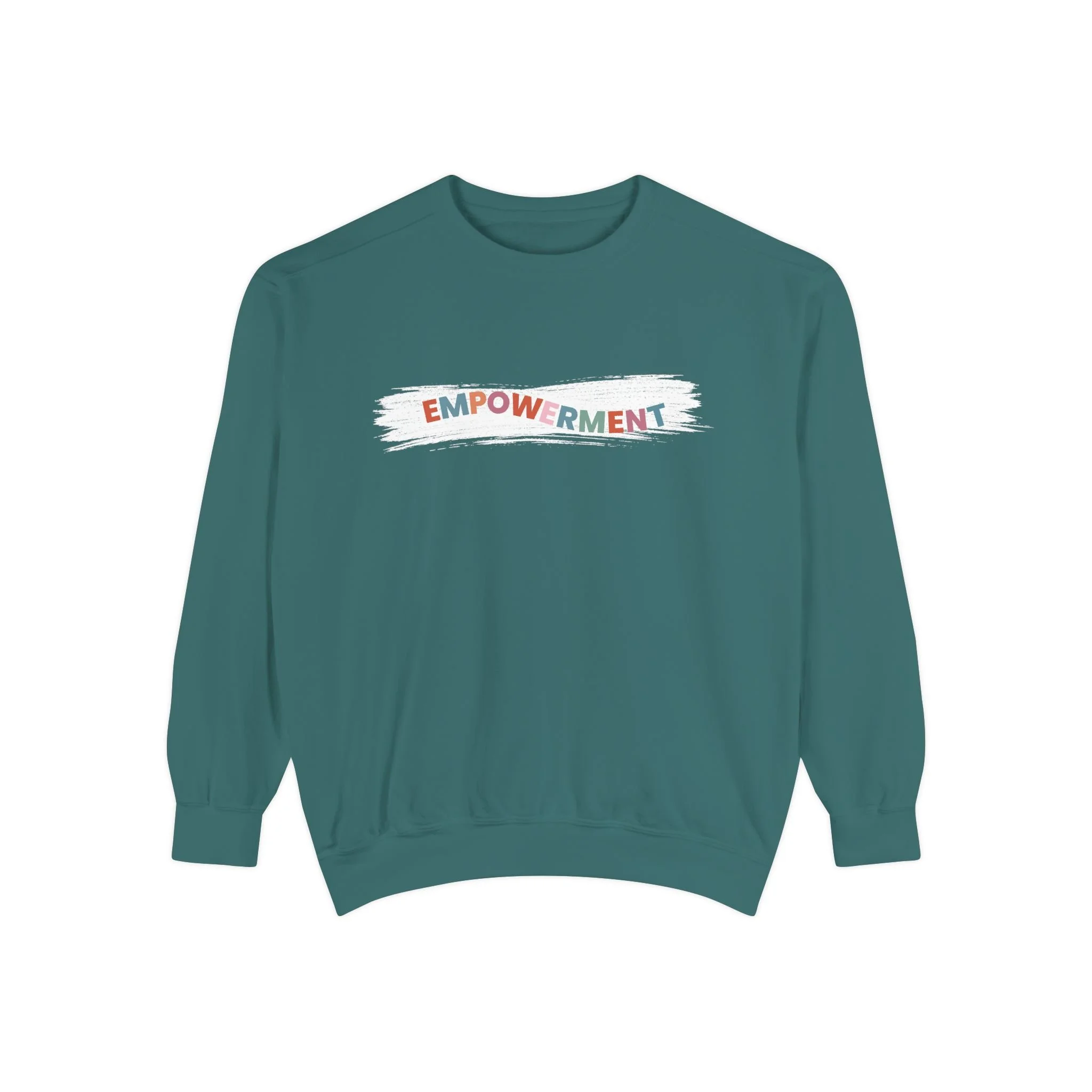 Empowerment Garment-Dyed Sweatshirt — Luxurious Relaxed-Fit Comfort
