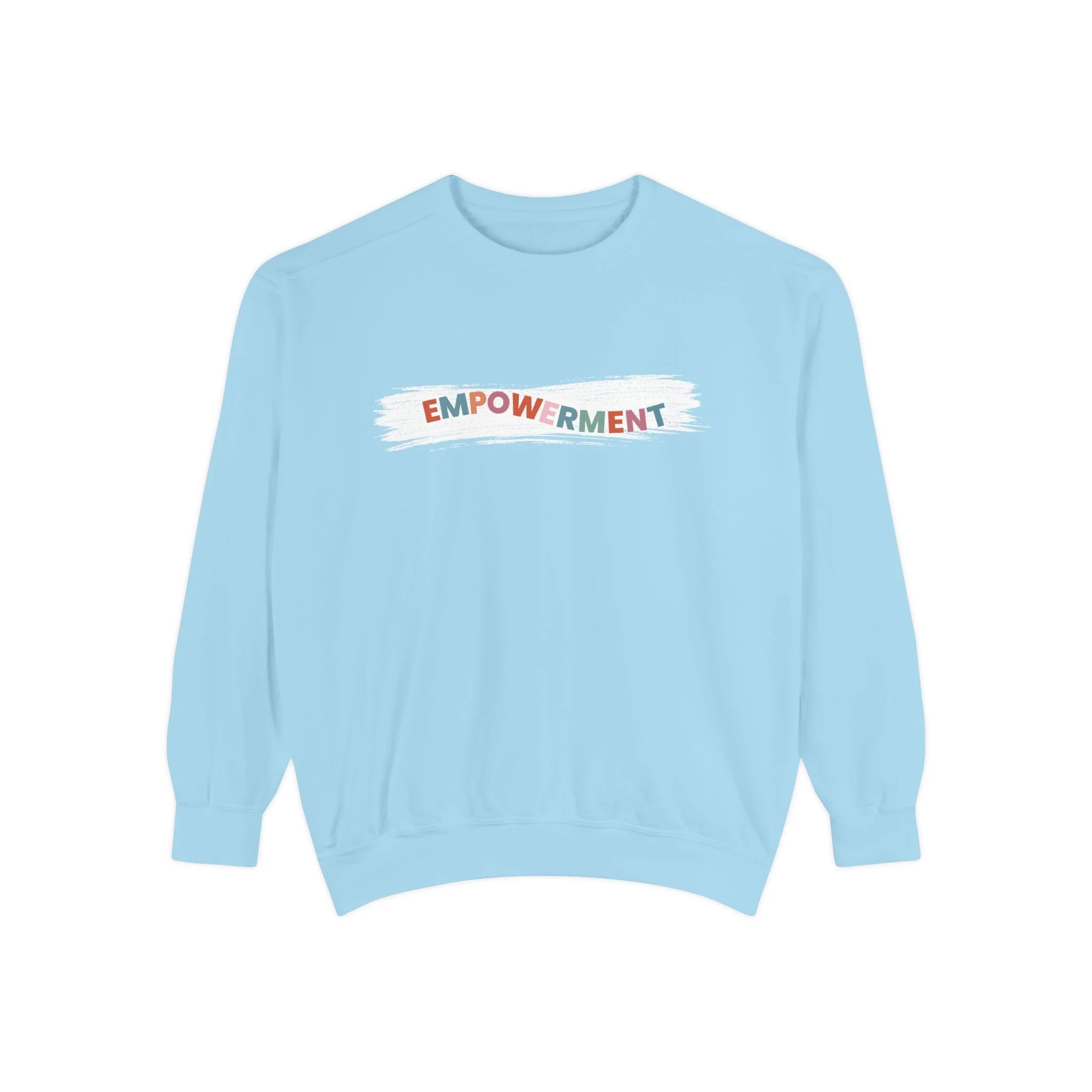 Empowerment Garment-Dyed Sweatshirt — Luxurious Relaxed-Fit Comfort