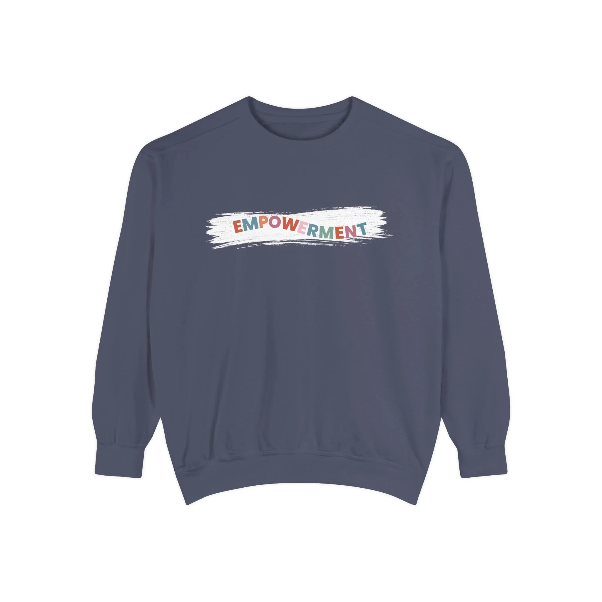 Empowerment Garment-Dyed Sweatshirt — Luxurious Relaxed-Fit Comfort
