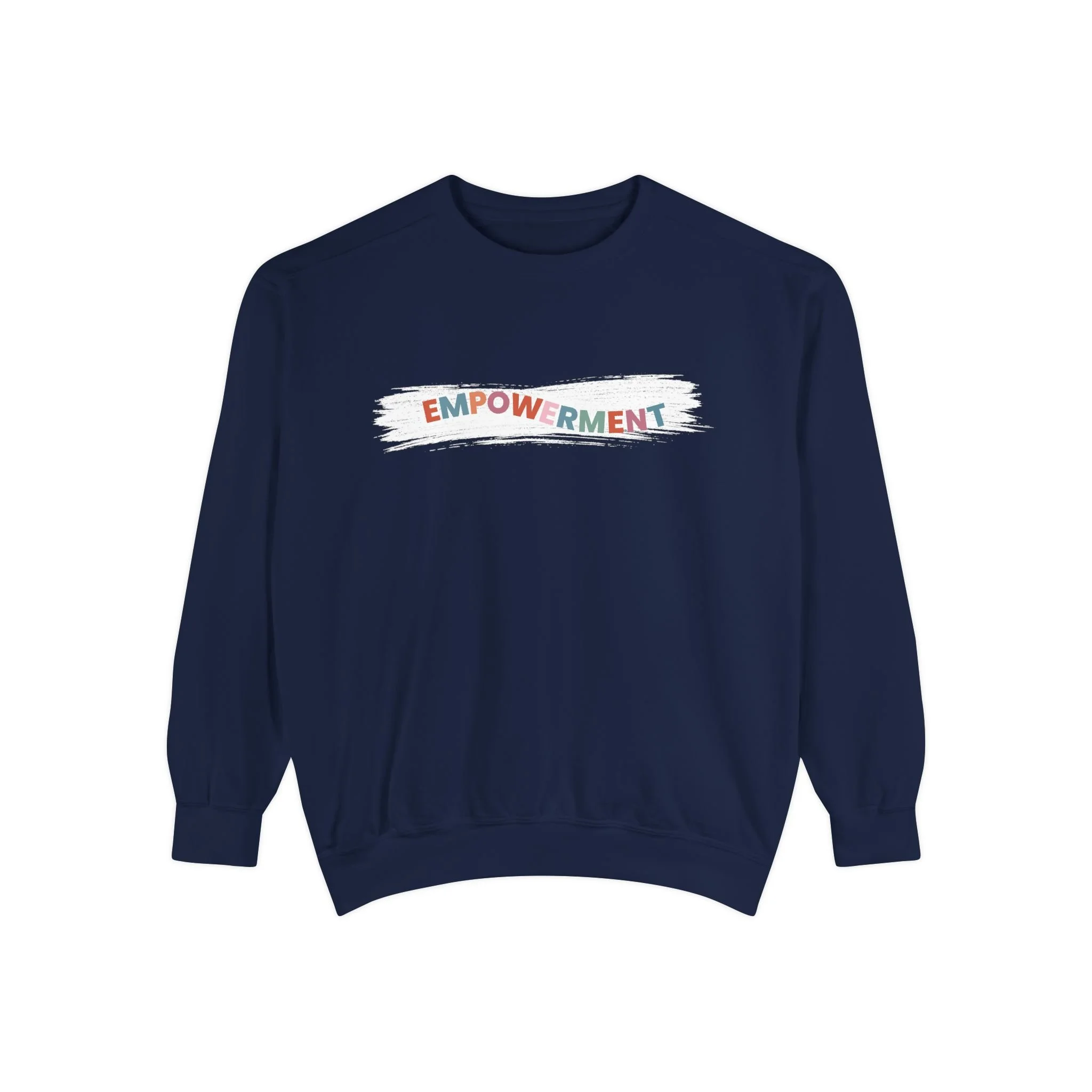 Empowerment Garment-Dyed Sweatshirt — Luxurious Relaxed-Fit Comfort