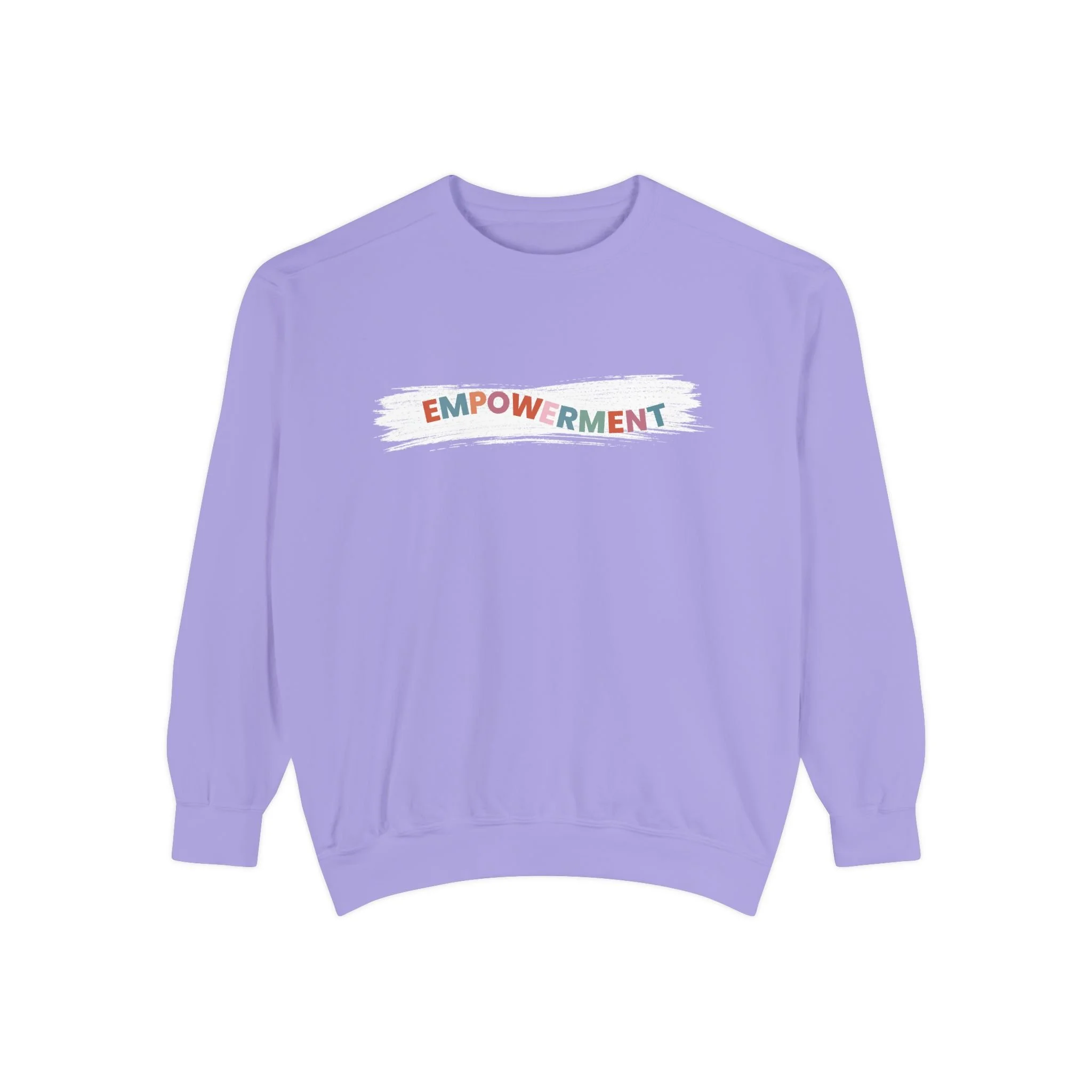 Empowerment Garment-Dyed Sweatshirt — Luxurious Relaxed-Fit Comfort