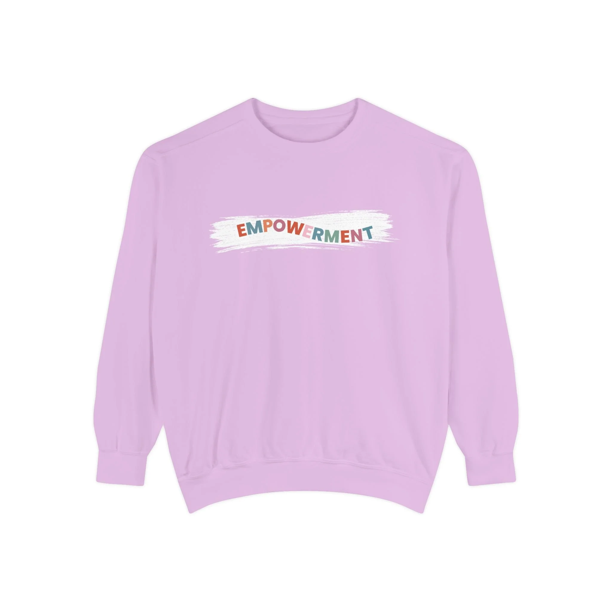 Empowerment Garment-Dyed Sweatshirt — Luxurious Relaxed-Fit Comfort