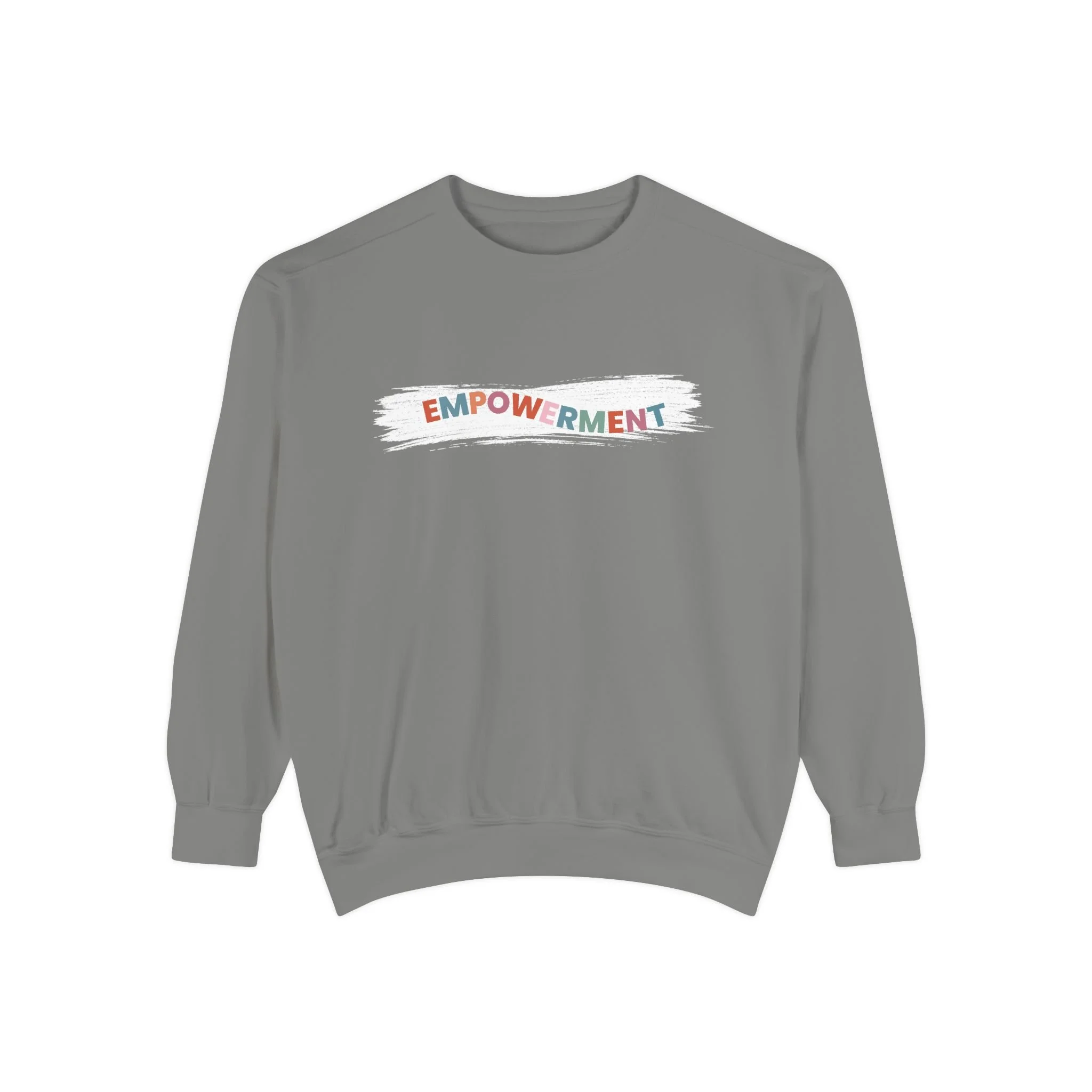 Empowerment Garment-Dyed Sweatshirt — Luxurious Relaxed-Fit Comfort