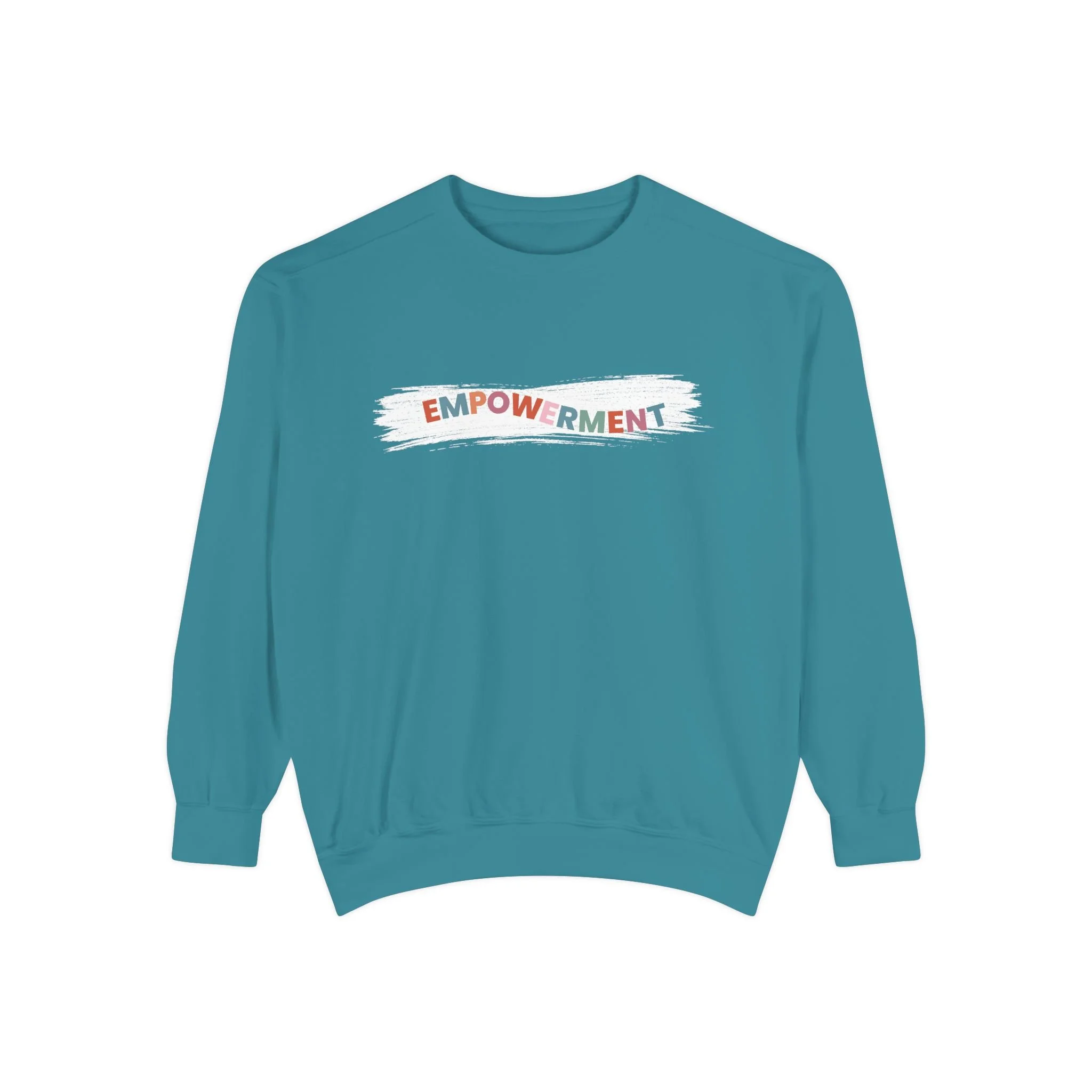 Empowerment Garment-Dyed Sweatshirt — Luxurious Relaxed-Fit Comfort