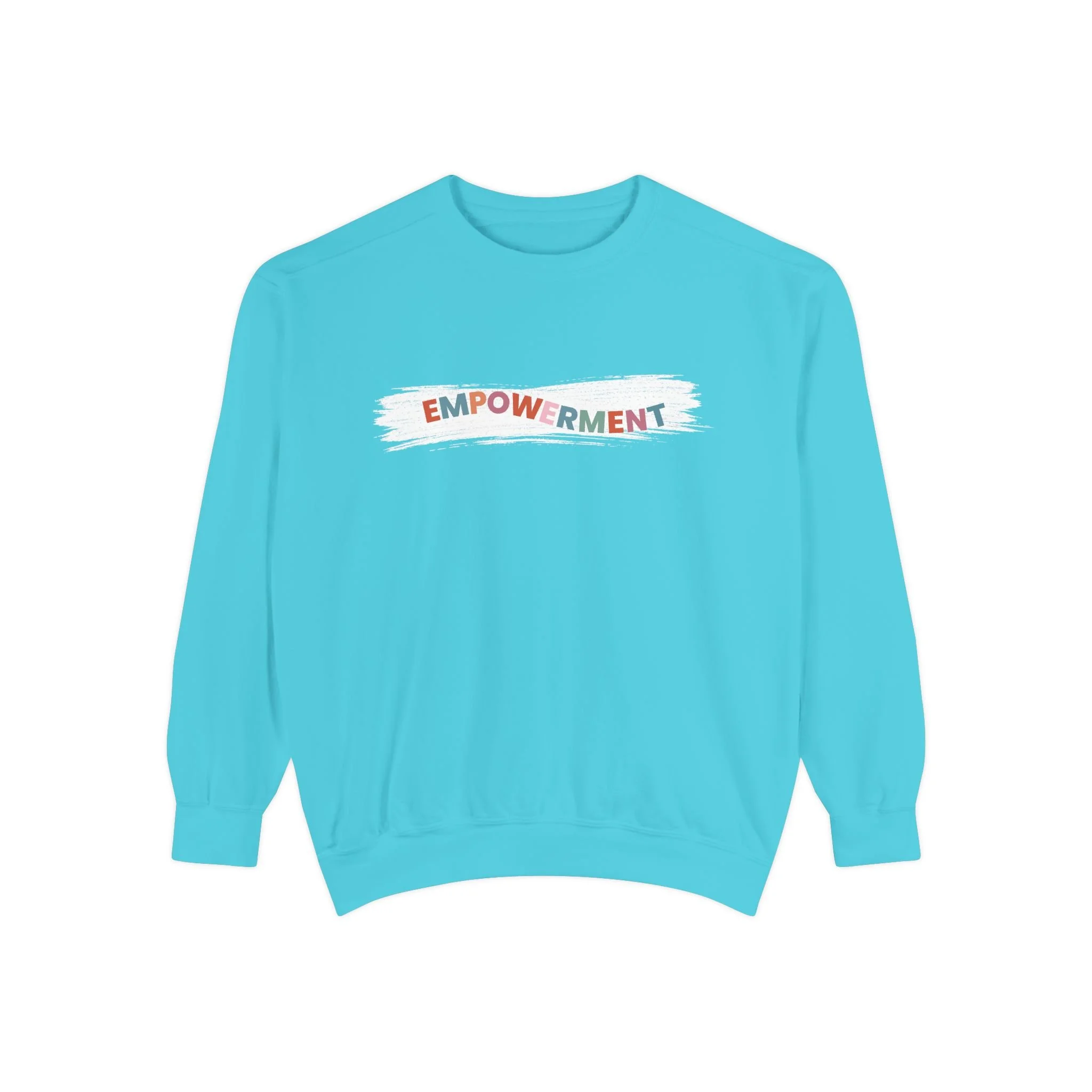 Empowerment Garment-Dyed Sweatshirt — Luxurious Relaxed-Fit Comfort