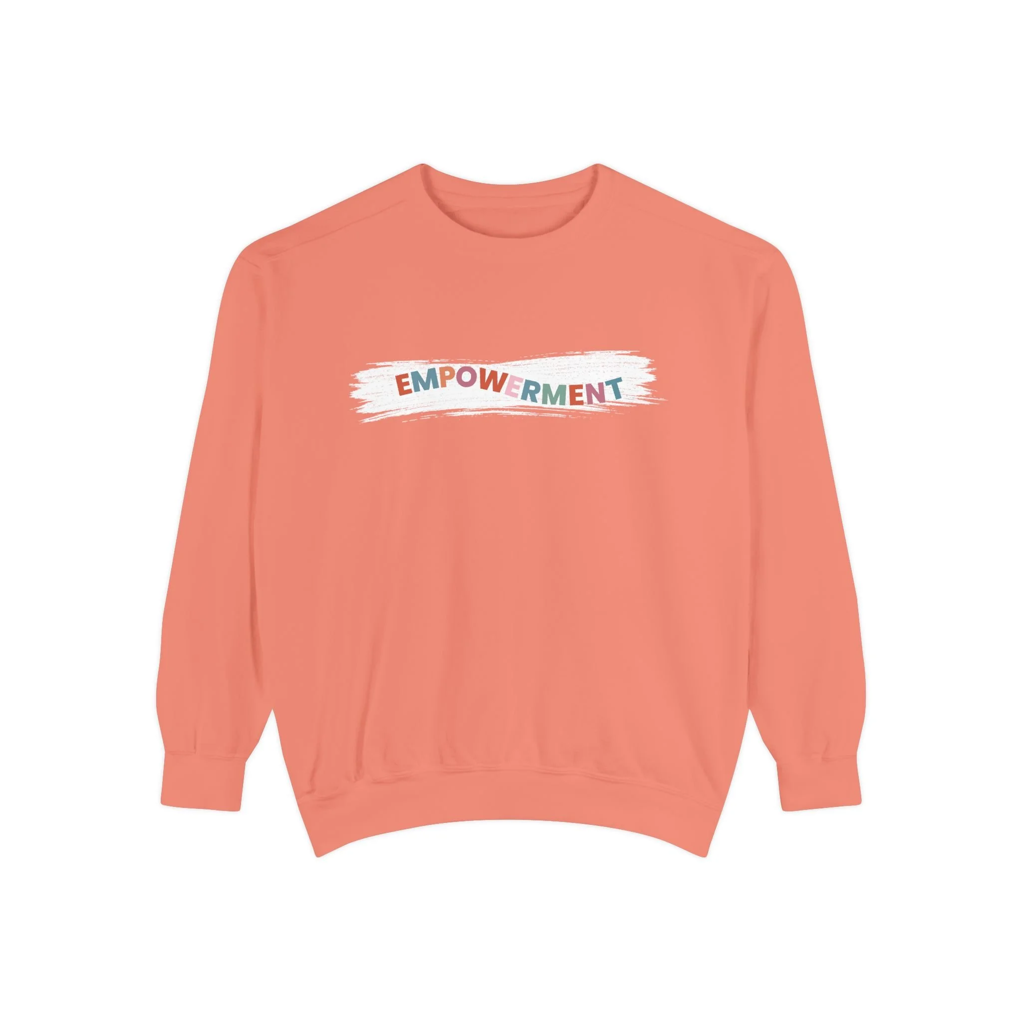 Empowerment Garment-Dyed Sweatshirt — Luxurious Relaxed-Fit Comfort