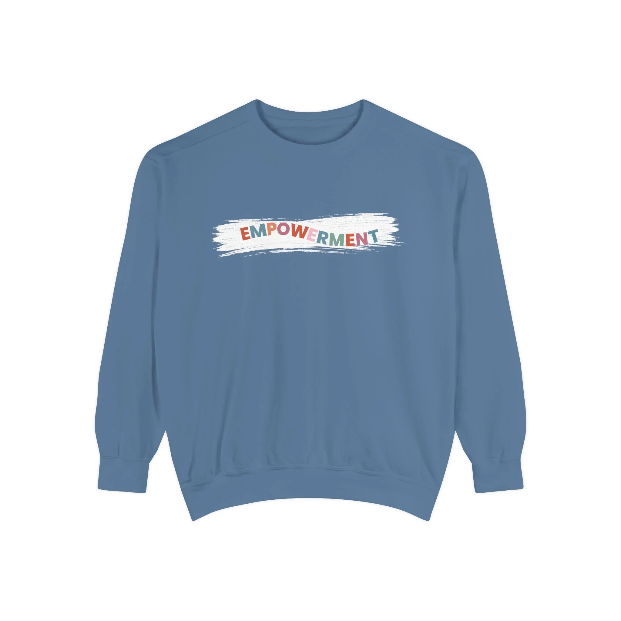 Empowerment Garment-Dyed Sweatshirt — Luxurious Relaxed-Fit Comfort