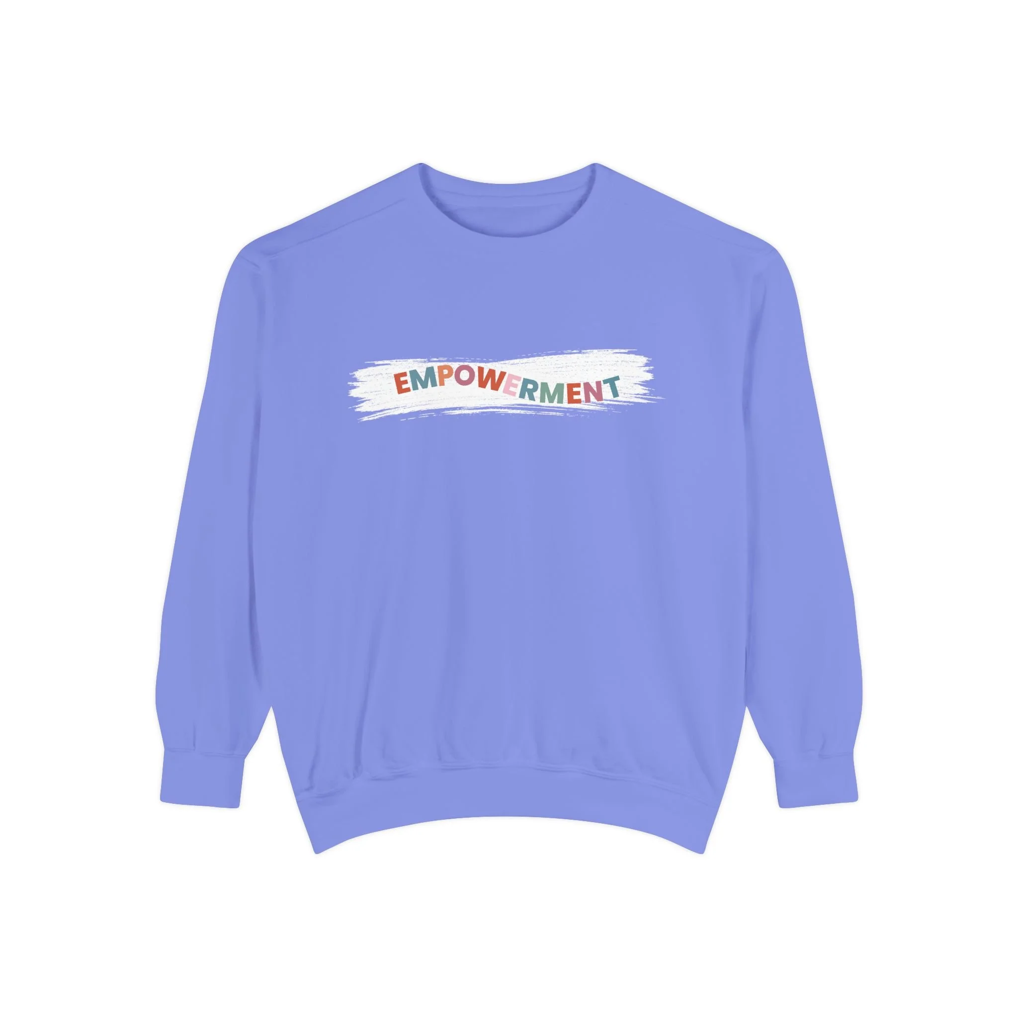 Empowerment Garment-Dyed Sweatshirt — Luxurious Relaxed-Fit Comfort