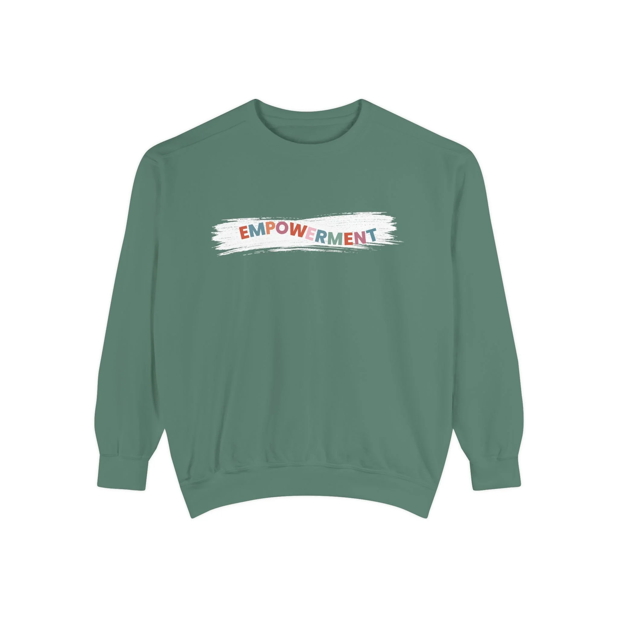 Empowerment Garment-Dyed Sweatshirt — Luxurious Relaxed-Fit Comfort