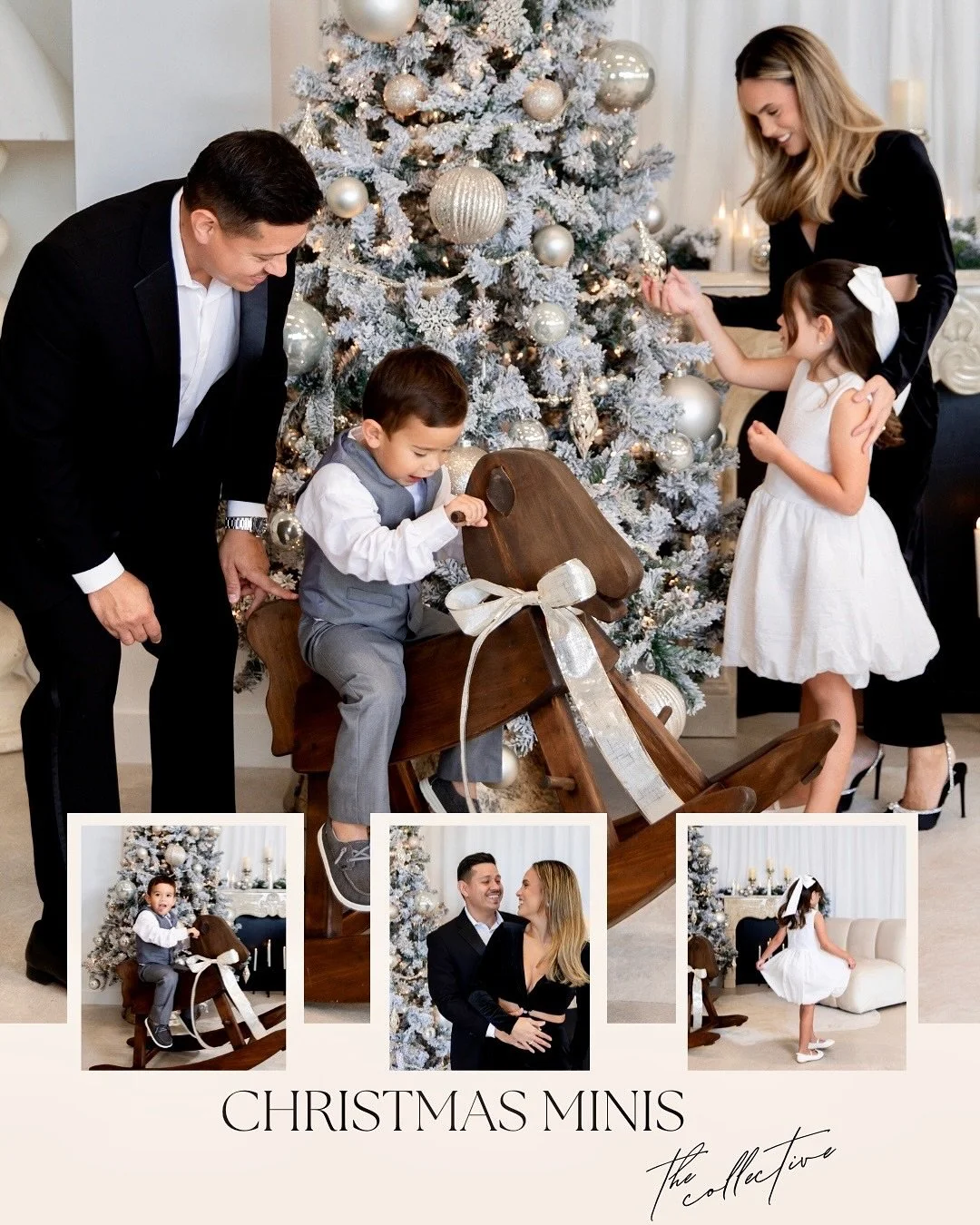 Christmas Mini Sessions at The Collective Studio ✨
&bull; DATES: November 1st &amp; November 29th
&bull; Professional Photography by @the.muse.miami &nbsp;our In-House Photographer
&bull; 30 min Christmas Session
&bull; 20 pictures edited
&bull; Both