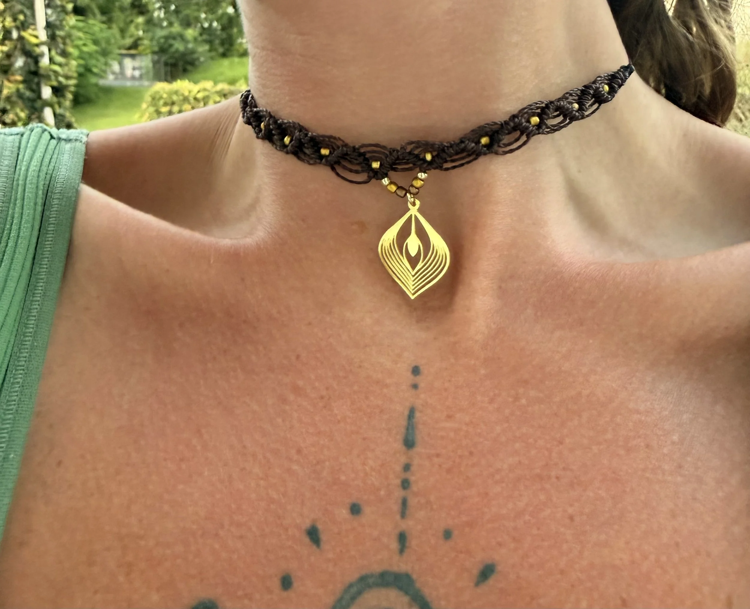 Gold Piece Choker