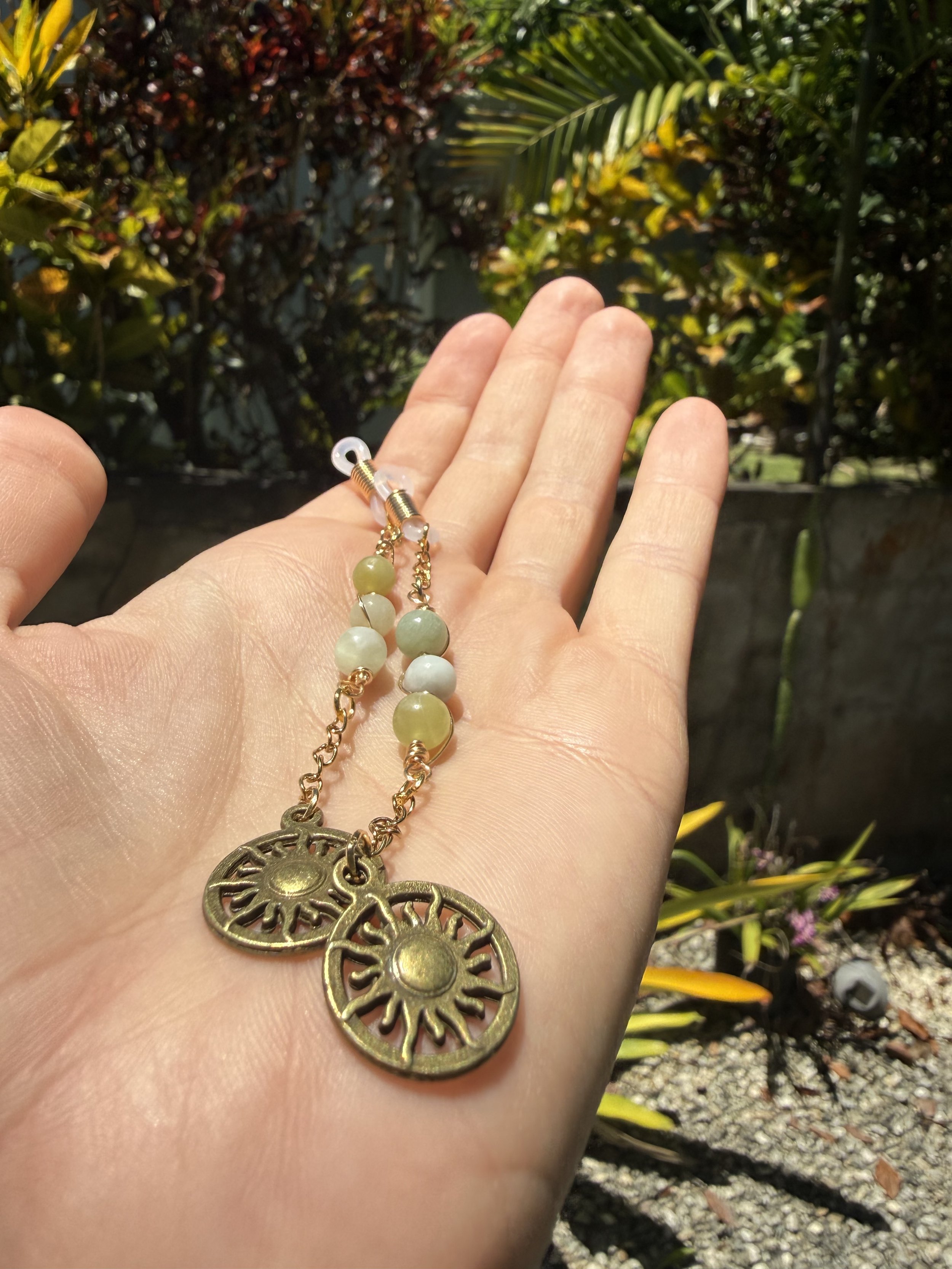 Bronze Sun Sunglass Dangles