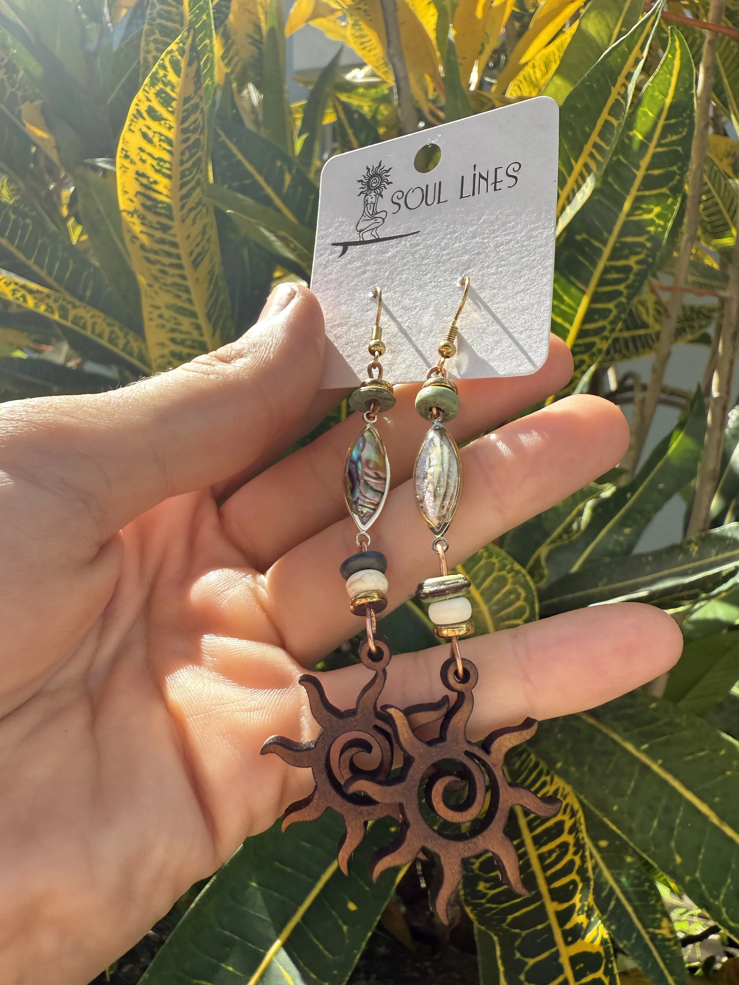 Spiral Sun Earrings