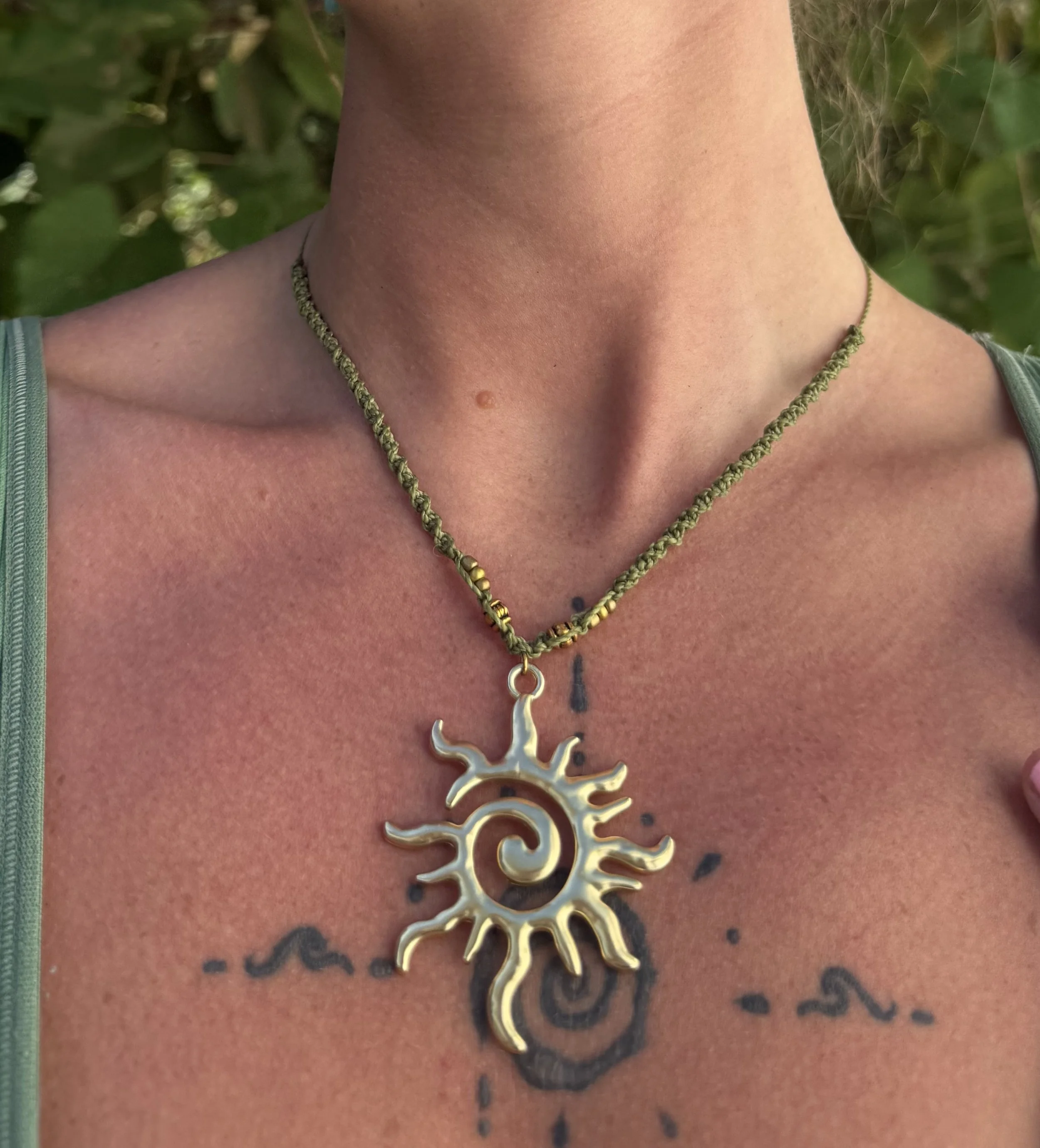 Spiral Sun Choker