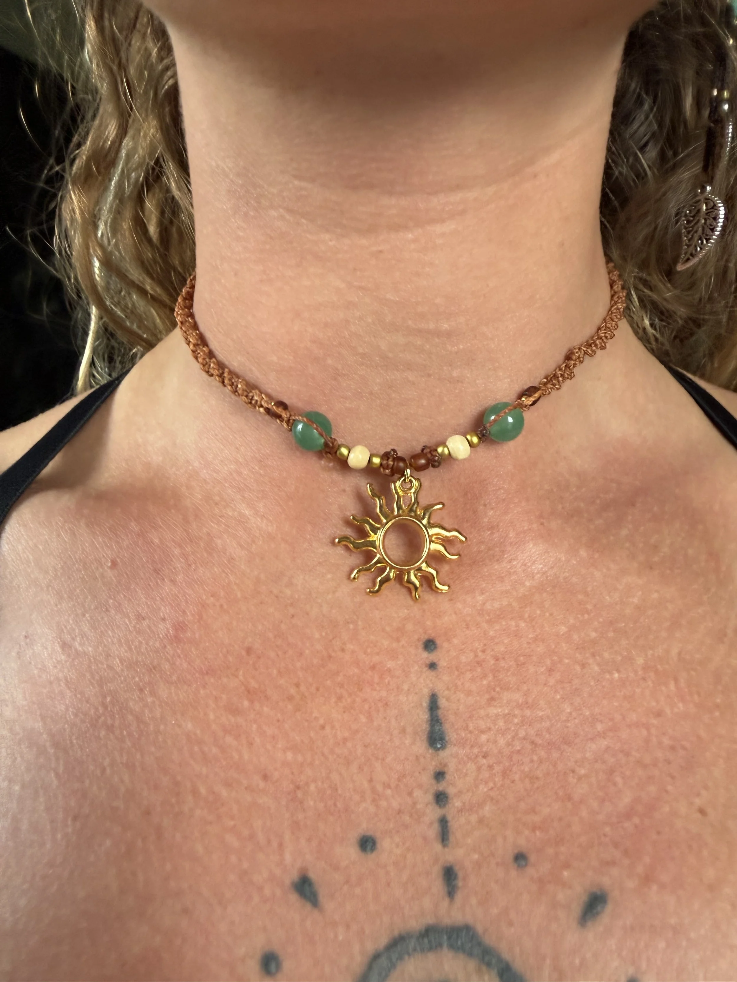 Gold Sun Choker