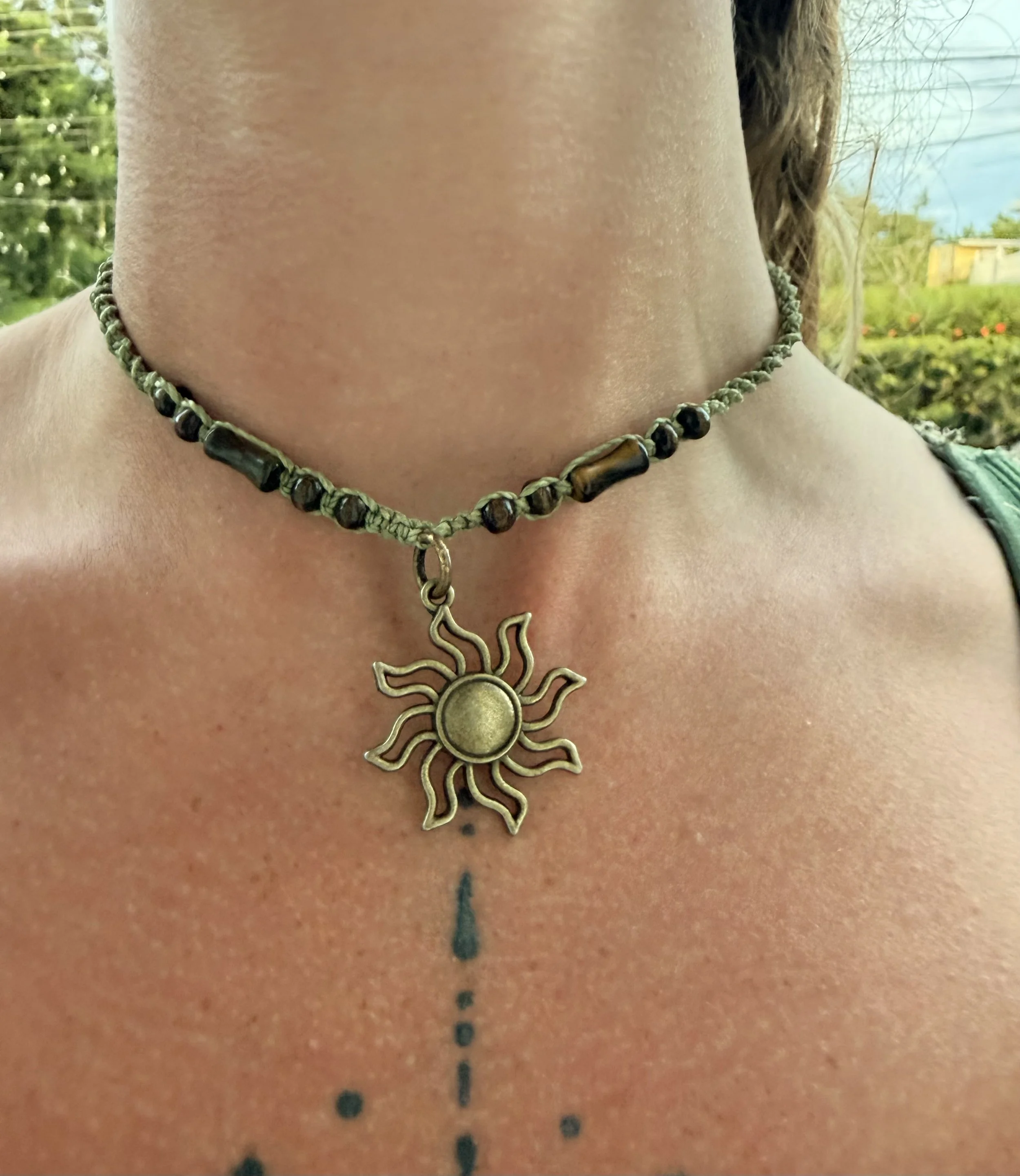 Tiger's Eye Sun Choker