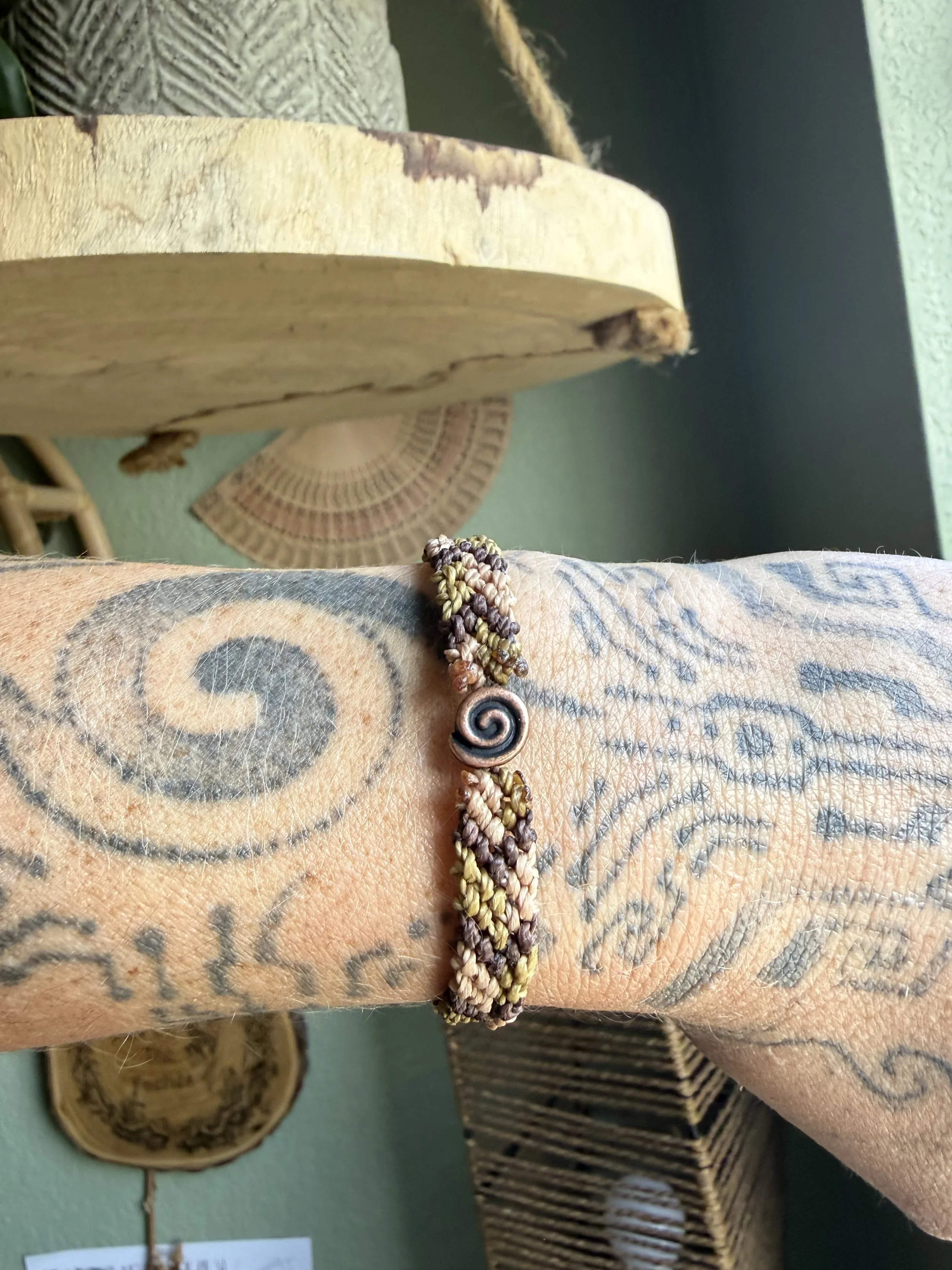 Brown Spiral Bracelet