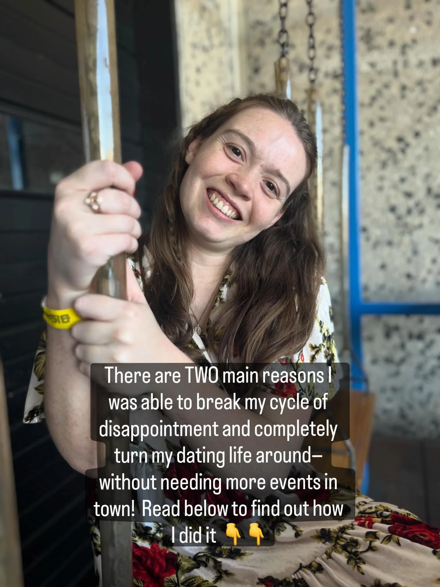 Why I&rsquo;ve pivoted AWAY from hosting events as my primary mission:

For years, I thought more events, more opportunities, or more &ldquo;ways to meet people&rdquo; would finally solve the disappointment I kept feeling in my dating life.

That&rsq