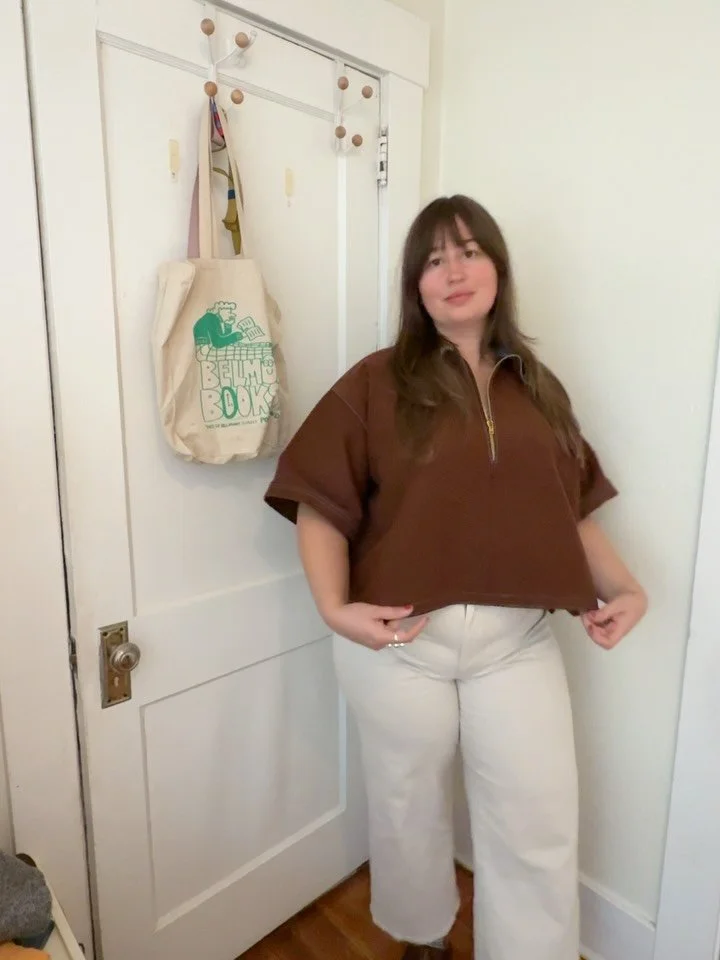 Catch me wearing this shirt until my body is dust.
I&rsquo;ve recently decided that I want to use up my fabric stash. The problem is I like to buy fabric without having a project in mind 🫣

My mom snagged this fabric for me at my favorite thrift sto