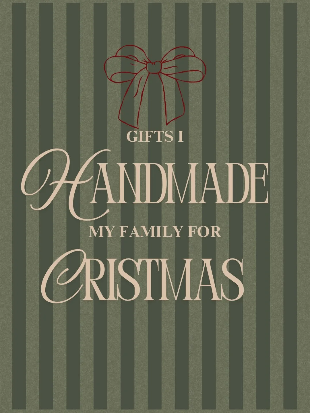 Like many, this year I made instead of bought. Swipe to see what everybody got (+ more for friends coming soon!) ➡️

Is anybody else falling in love with beading again??