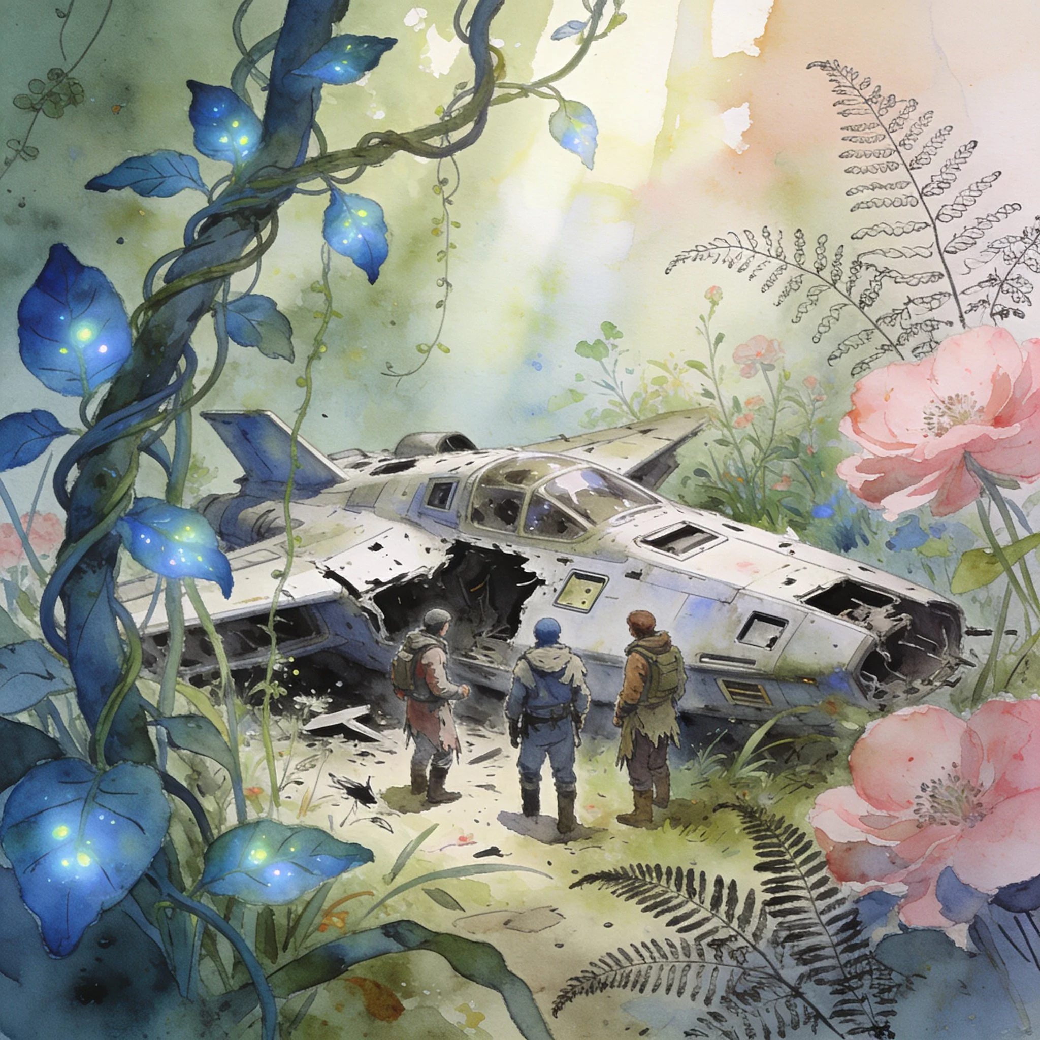 Front Cover Announcement Blurb

I'm honored to present this evocative artwork that has been accepted as the official front cover for Mystic Mind Magazine / Kirin Comics. April #32 digital edition.

Blending delicate watercolor florals with the stark 