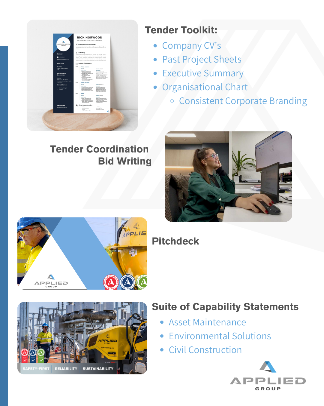 DEC PROJECTS ✨ Construction Marketing ✨ Client Spotlight: Applied Group