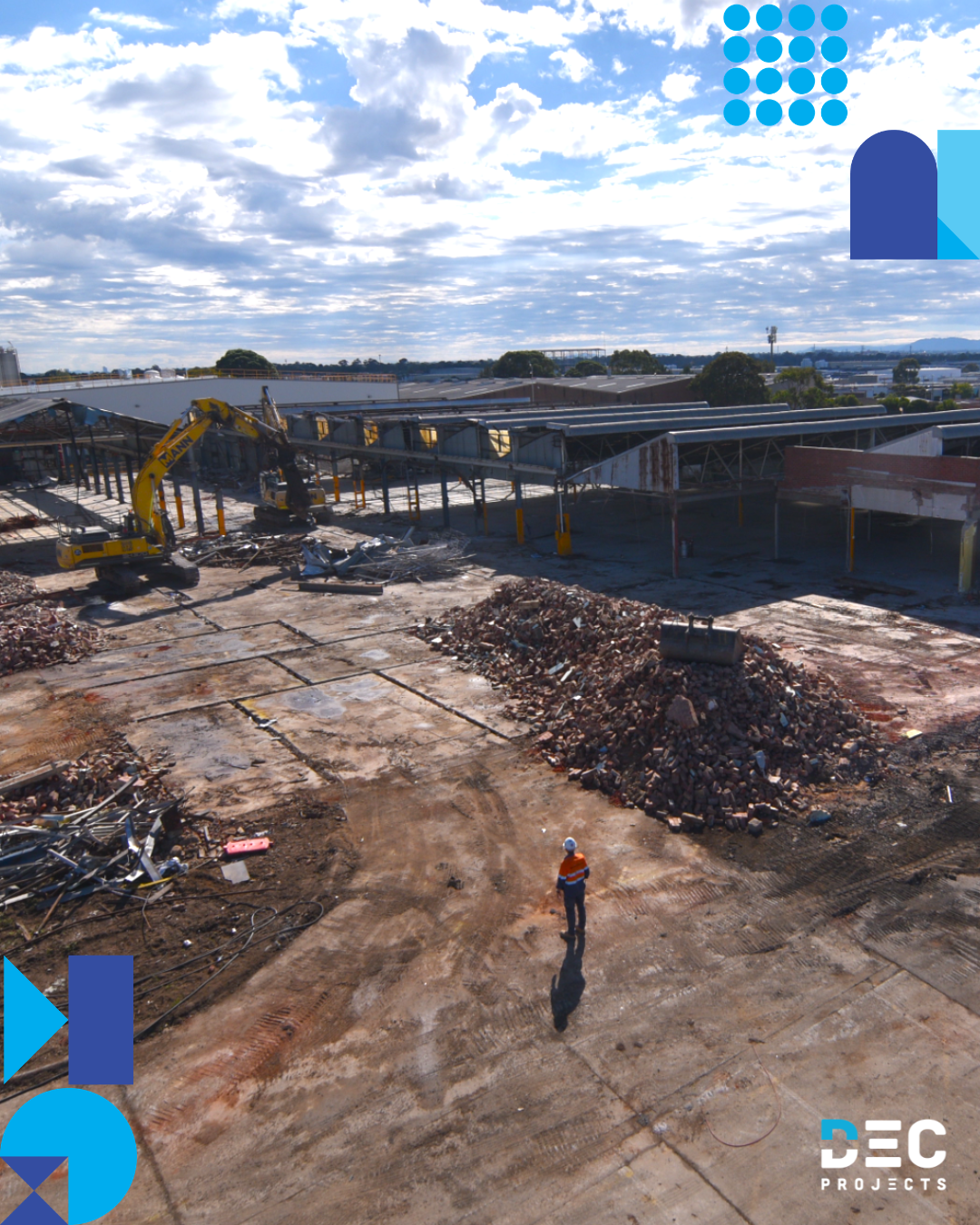 Demolition at Coca-Cola