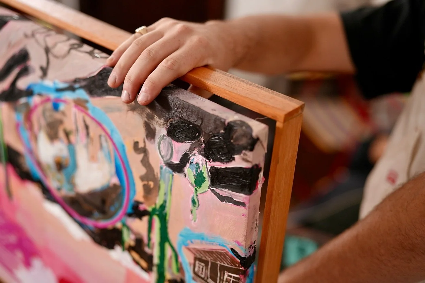 Packing up ‘Sleeping Ranger’ today. Frame and all, sending it all in one big roll, to be reassembled in its new home. 
Been a special process this one. Feels like the beginning.
Thank you to @bogustavo for these photos. Epic to have you