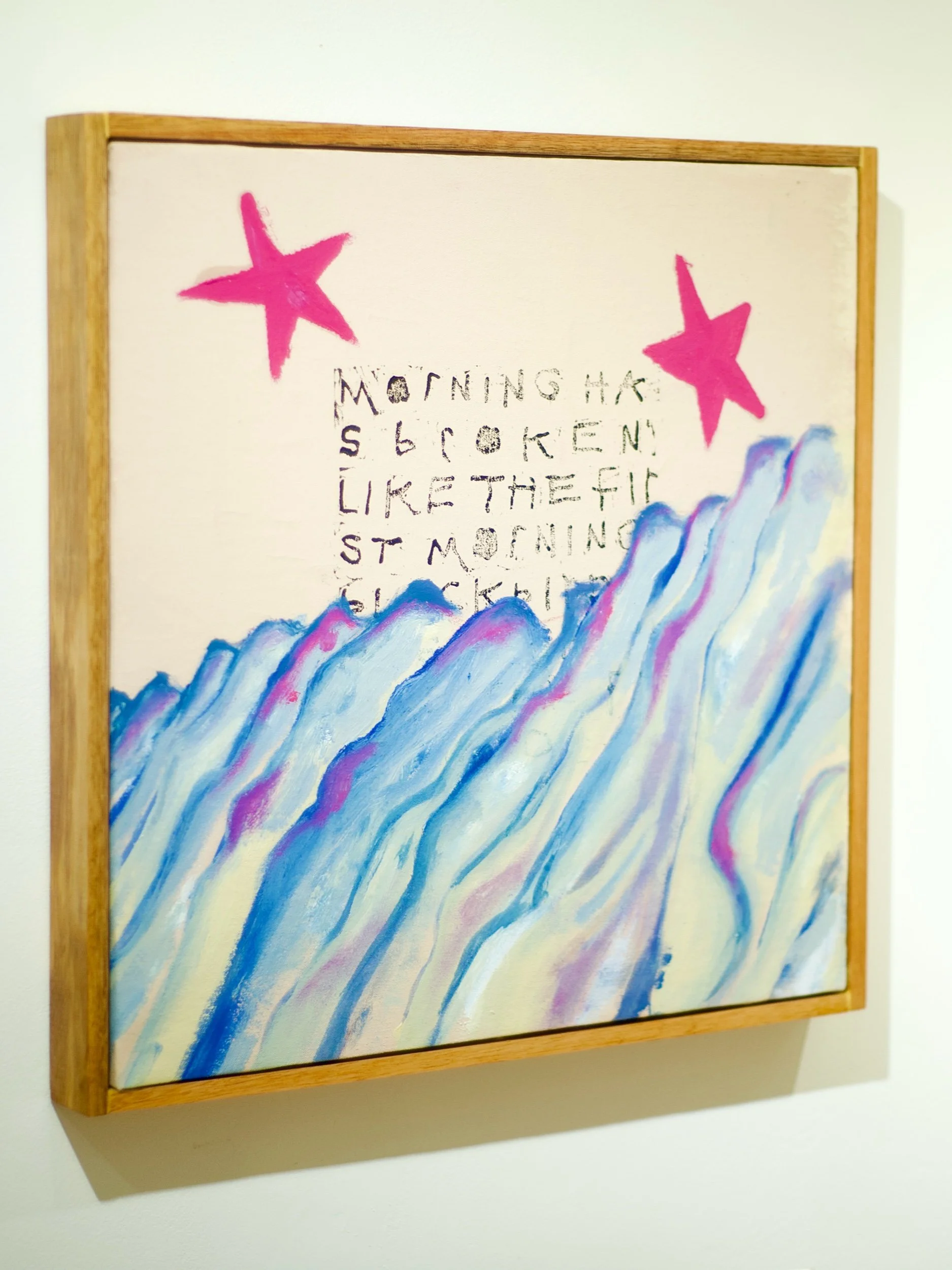 'morning above chapada' framed original.