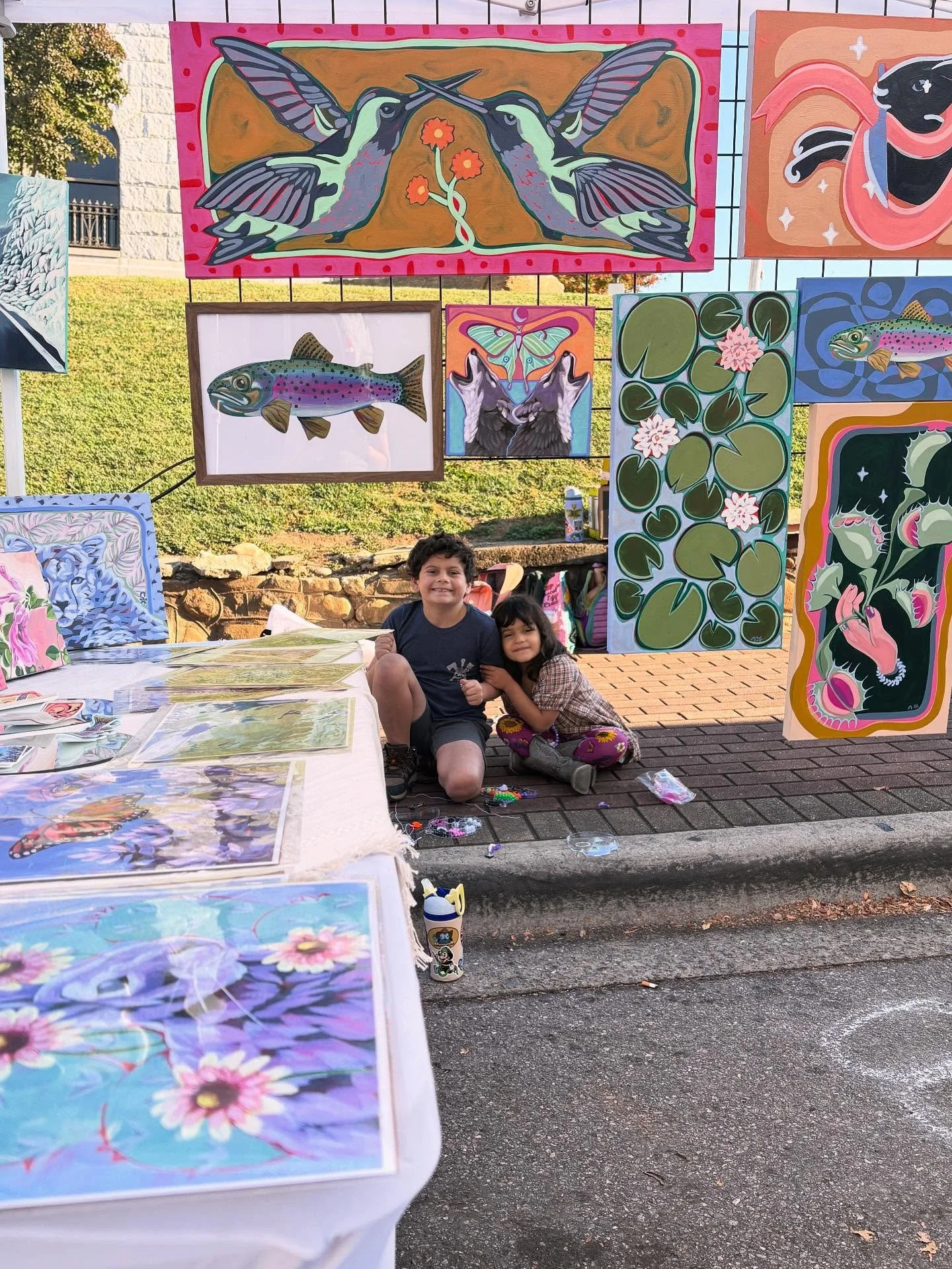 Super grateful for my first festival experience. 

I saw so many angel numbers leading up to this so I should have known it would go right but It&rsquo;s easy for me to get discouraged about making art, it often feels silly to still want to bE aN aRt