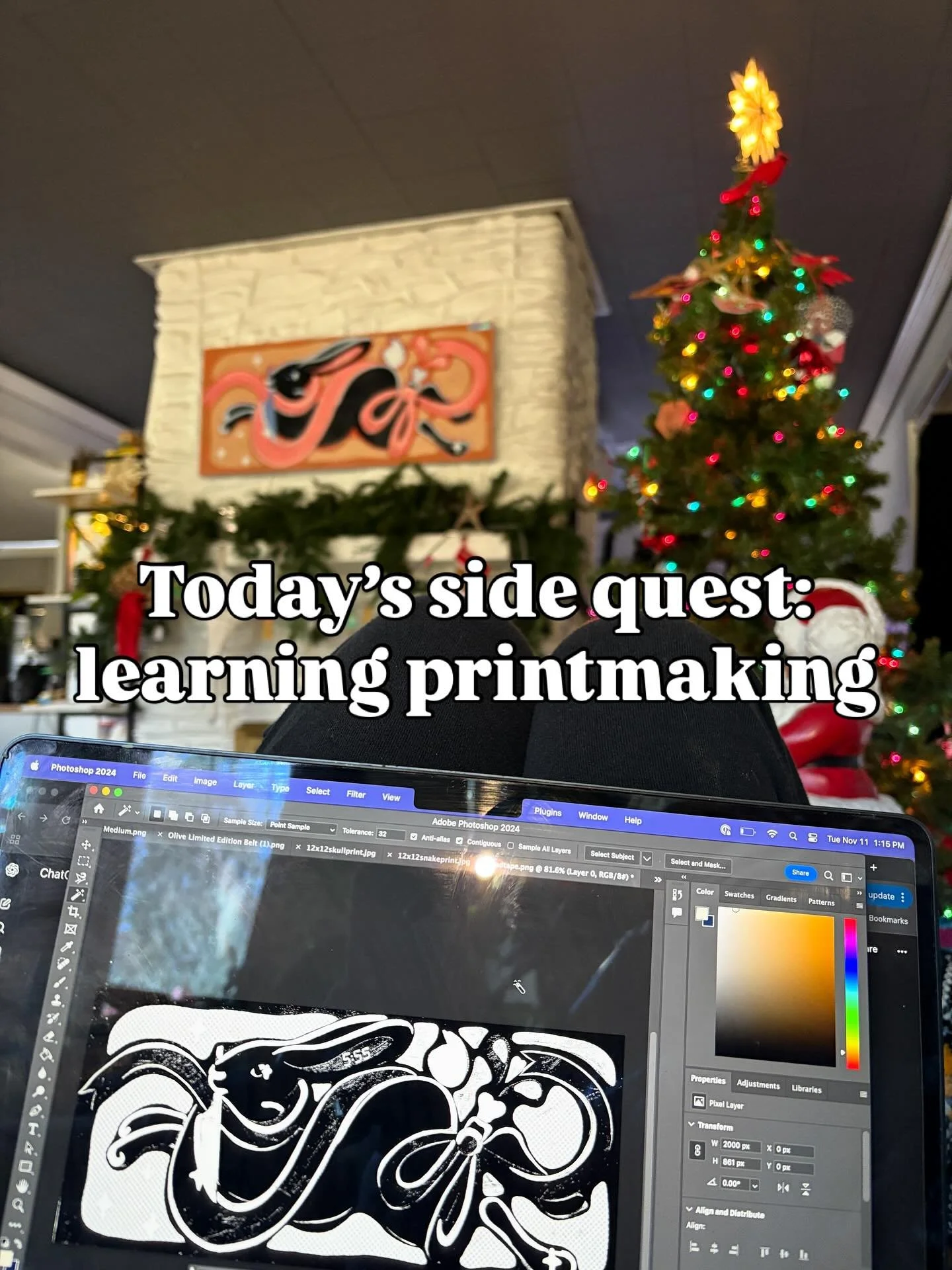 Over the summer I bought a cricut off Facebook marketplace for $100 and it came with all the stuff for printmaking&hellip;. After talking about it for months lol I am Impulsively diving into it today 🫡 

inspired by the news that I&rsquo;m going to 