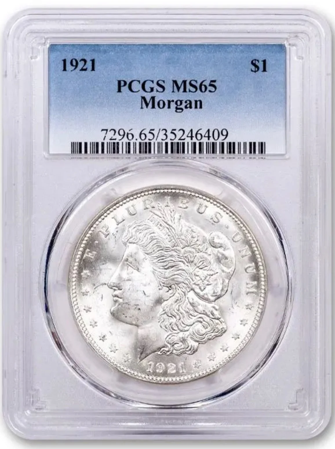 1921-BU Morgan Silver Dollar