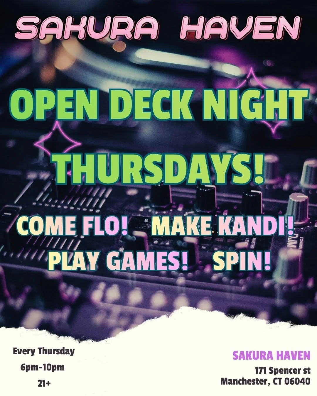 Open Deck Night Thursdays!