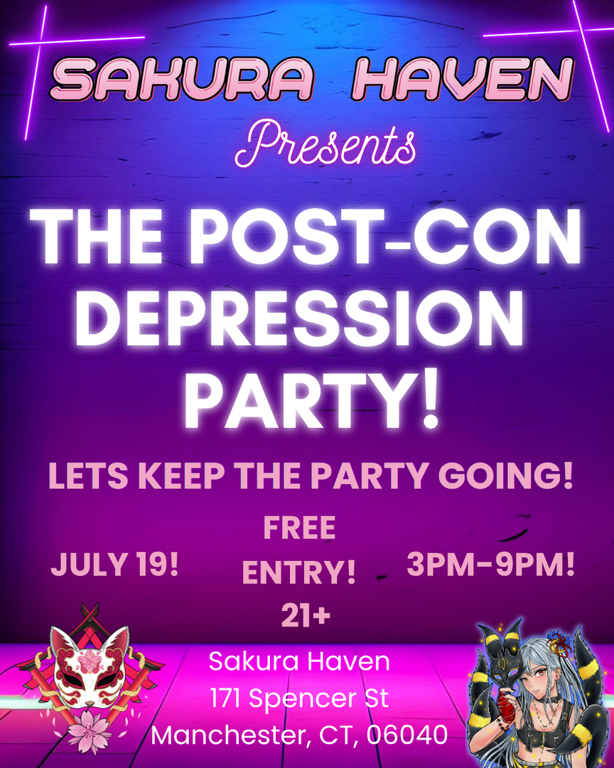 The Post-Con Depression Party!