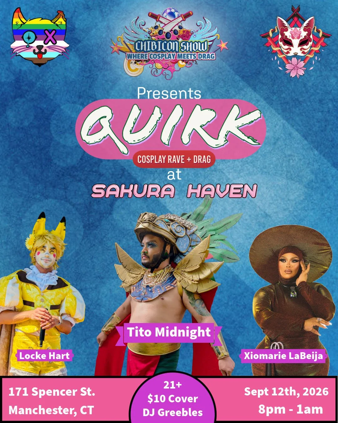 QUIRK! COSPLAY RAVE AND DRAG!