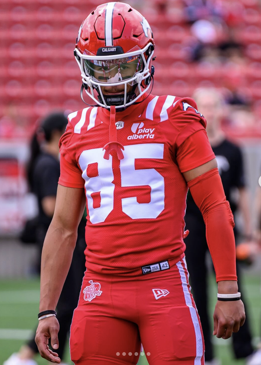 Modern building with wooden exterior, large glass window, surrounded by yellowish grass, mountains in the background.
