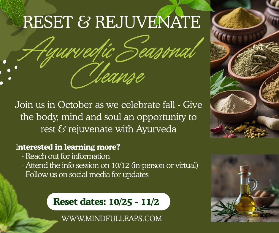 Ayurvedic Cleanse &amp; Reset