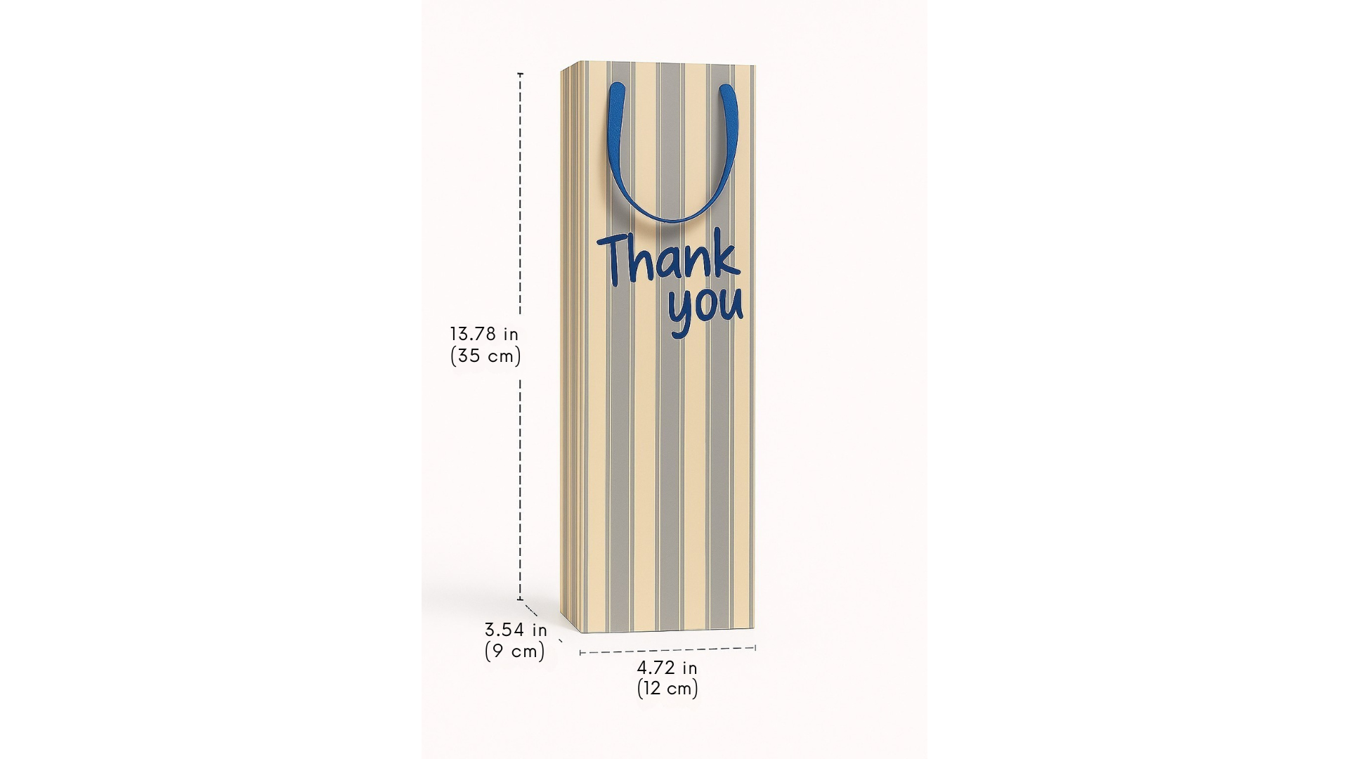 The Blue & White Striped "Thank You"