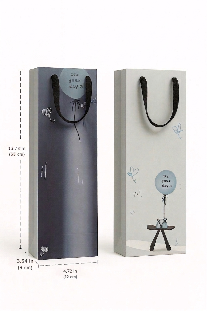 Dual-Side Balloon Wine Bag