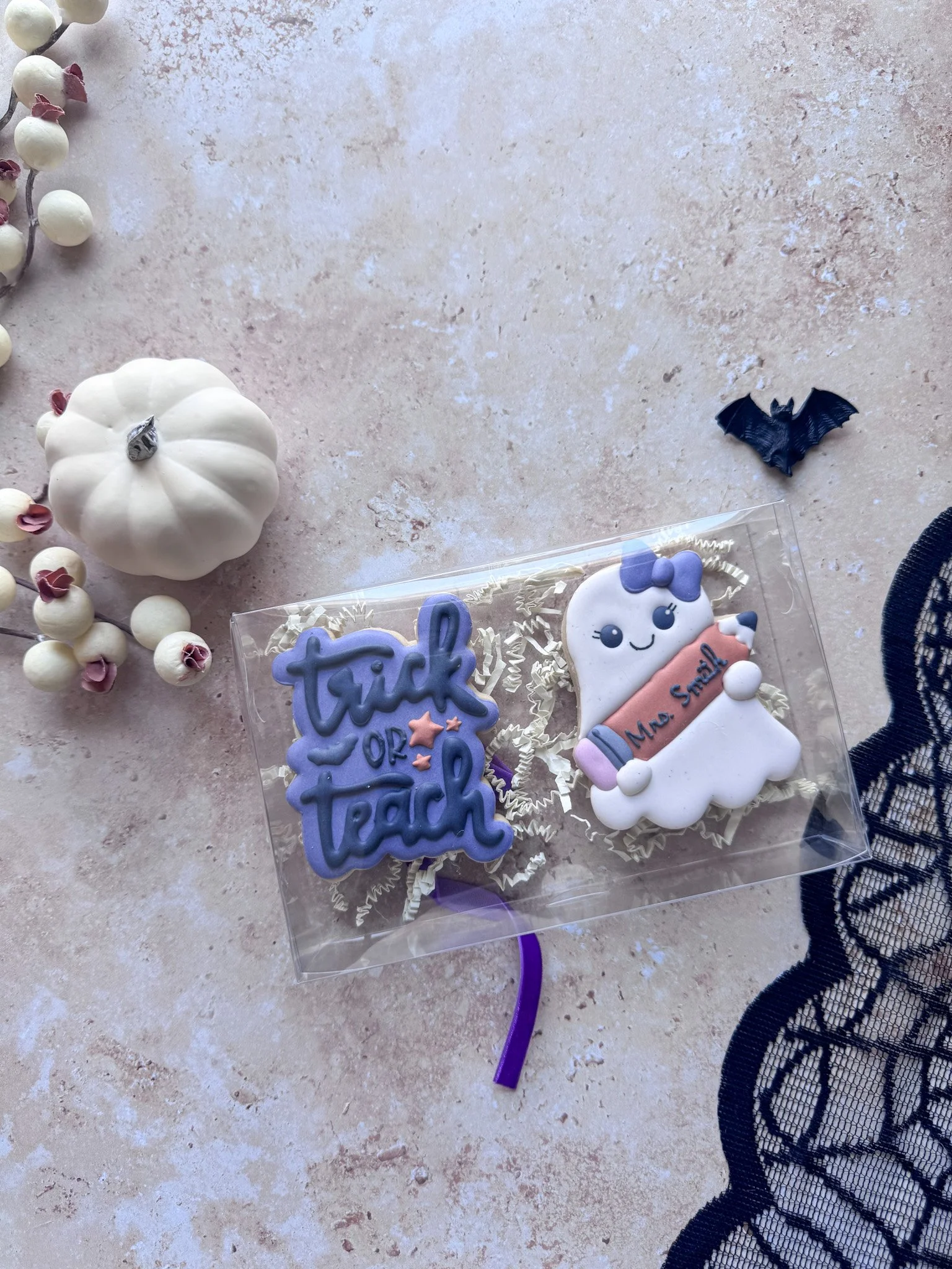 Trick or Teach Personalized Teacher Gift Set