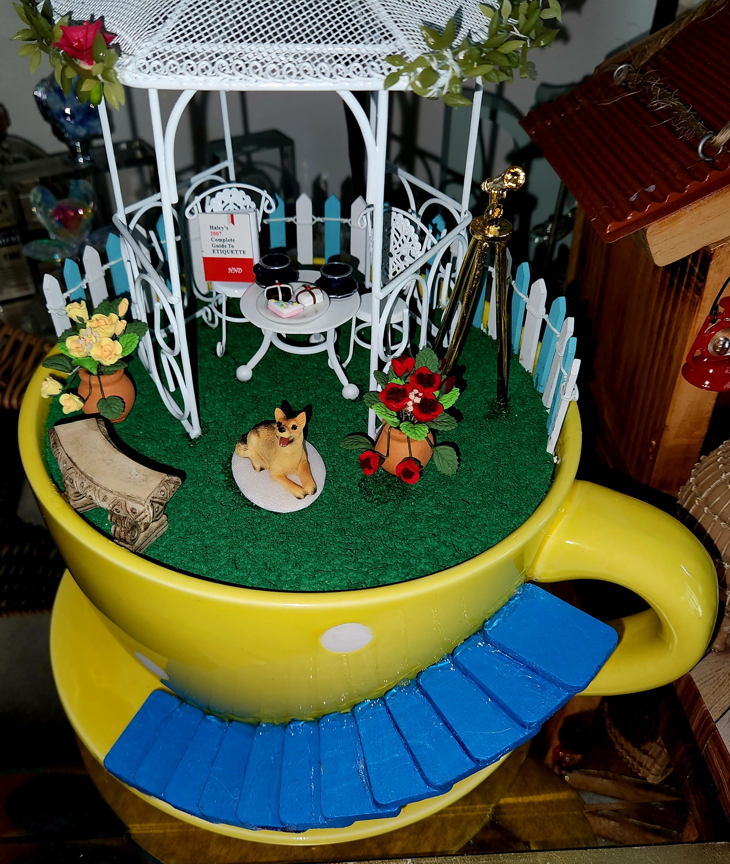Whimsical Teacup Fairy Garden Set