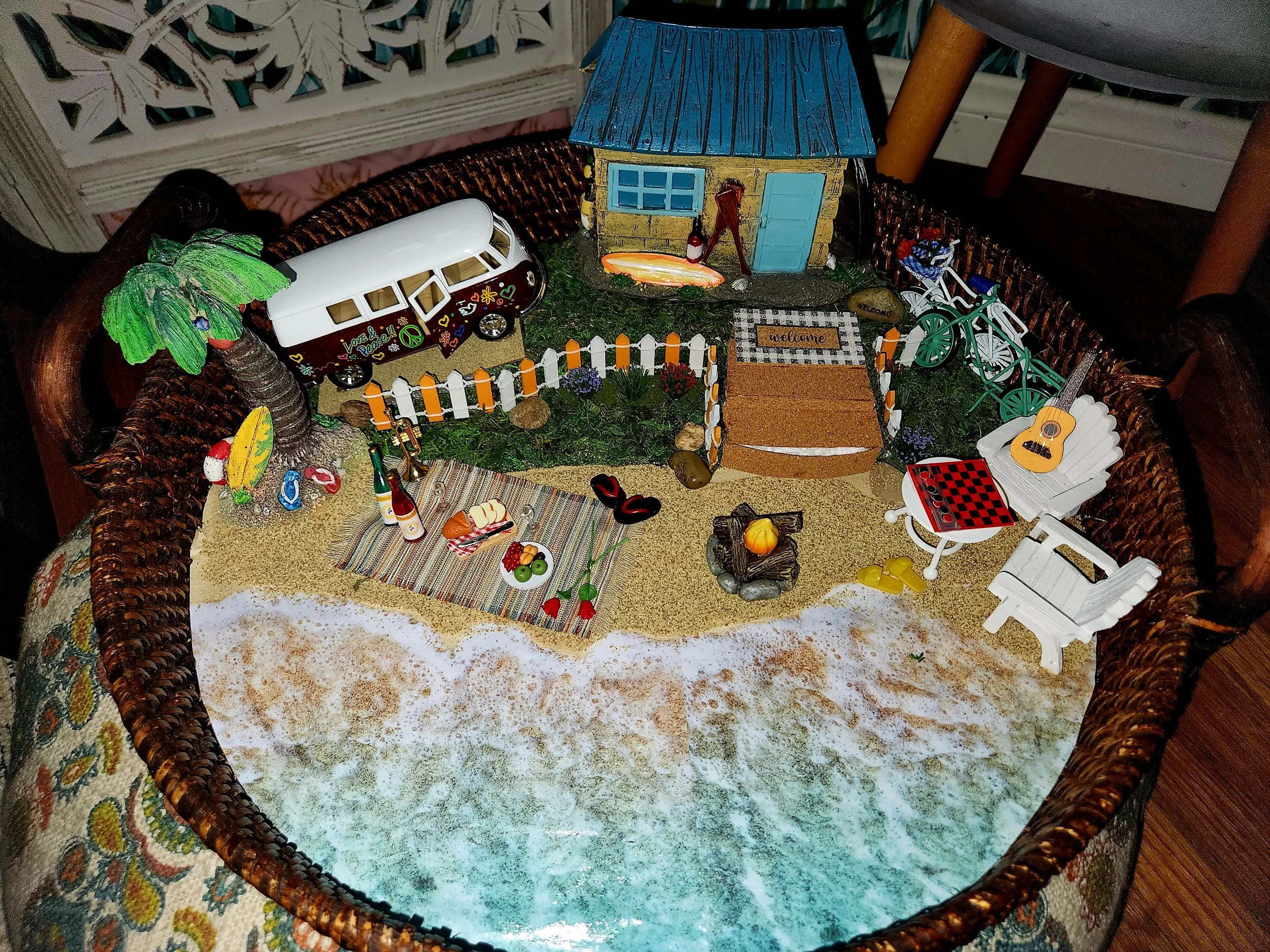 Beach Getaway Miniature Tray