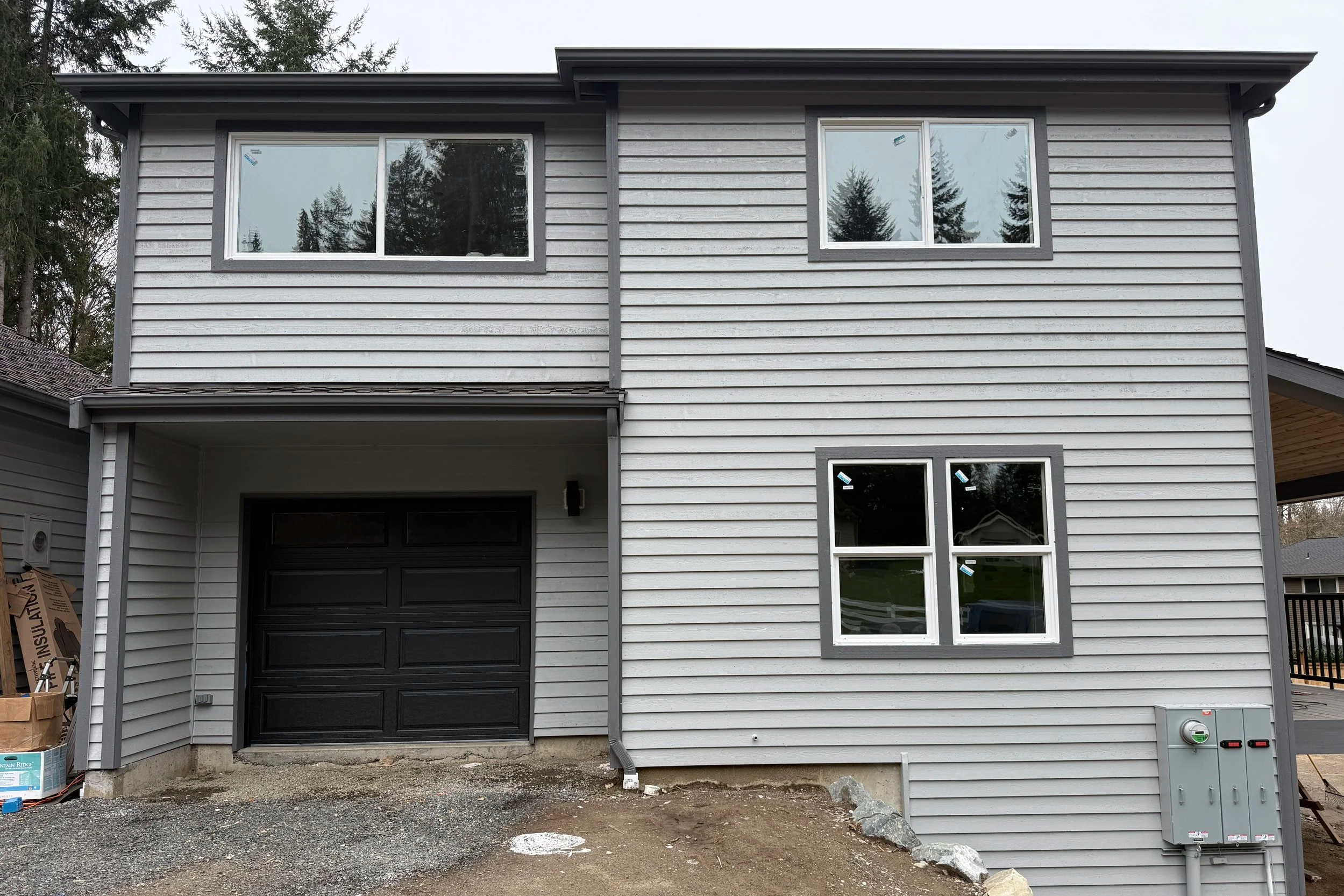 New paint on raw cedar