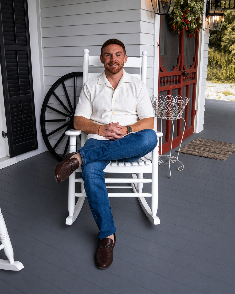 Josh Brubaker at the Keuka Cove House