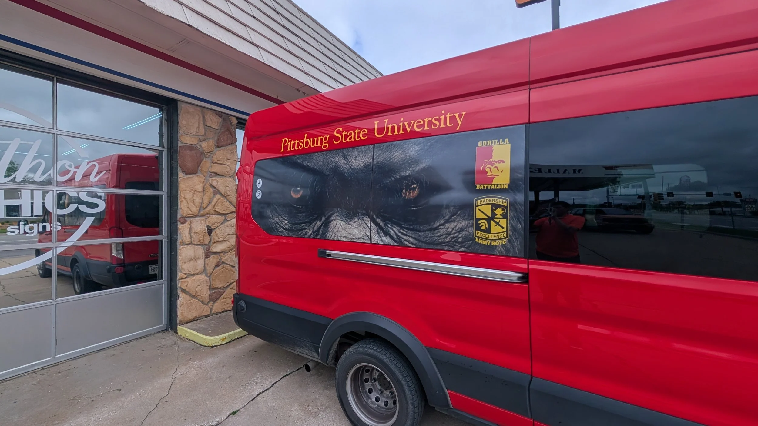 Pitt State Van ROTC spot graphics side
