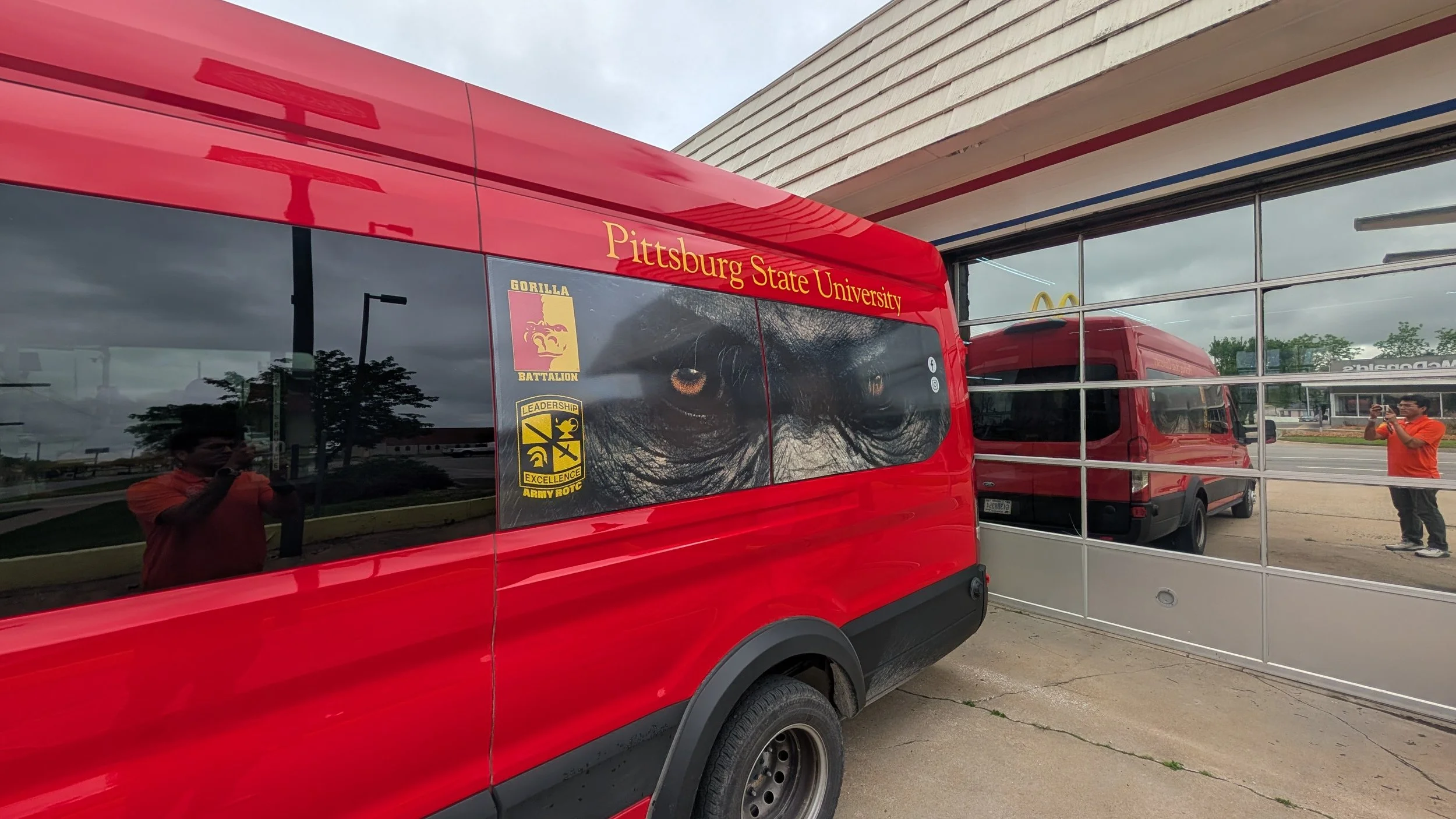 Pitt State Van ROTC spot graphics side
