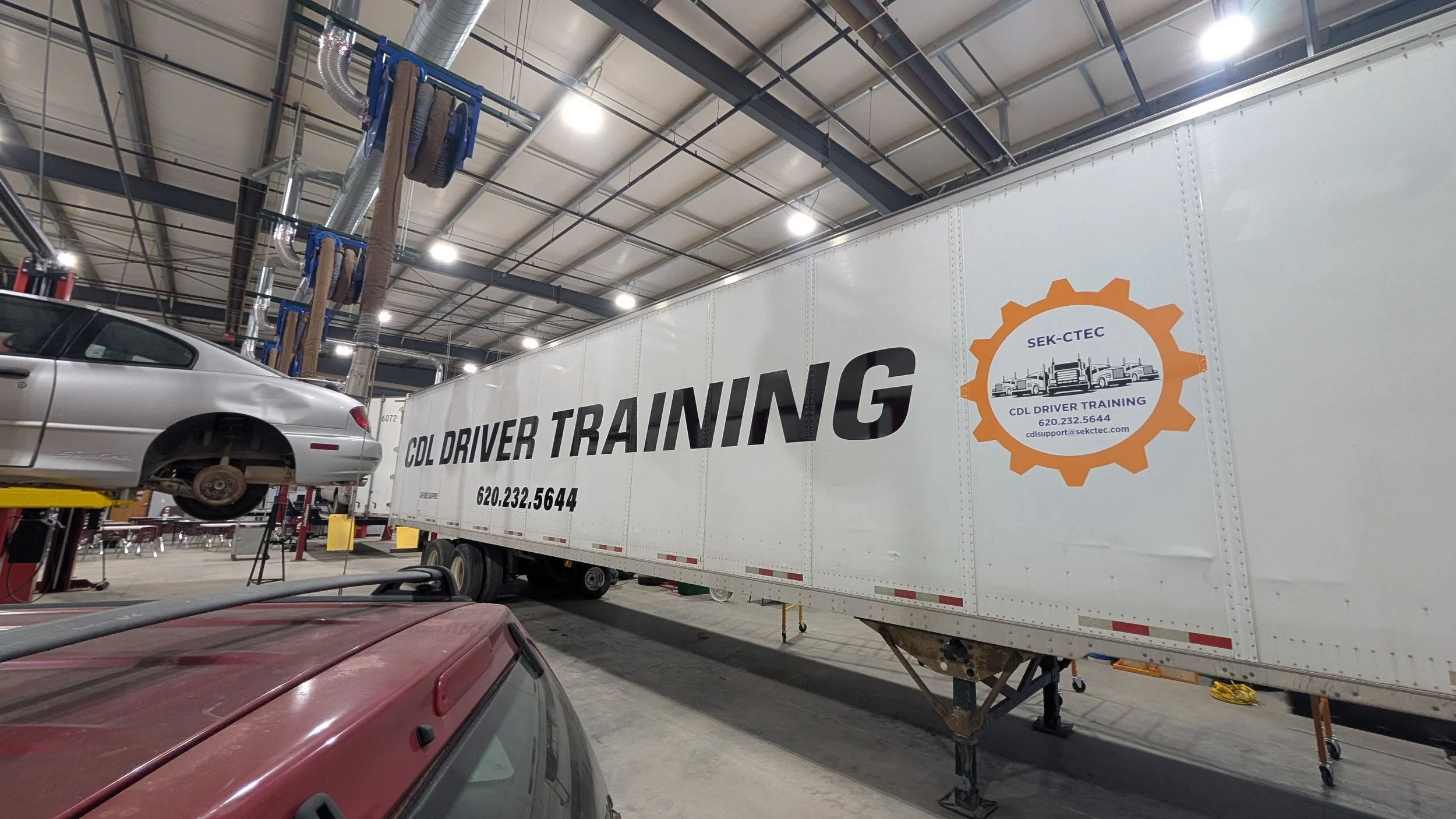 CDL semi truck spot graphic